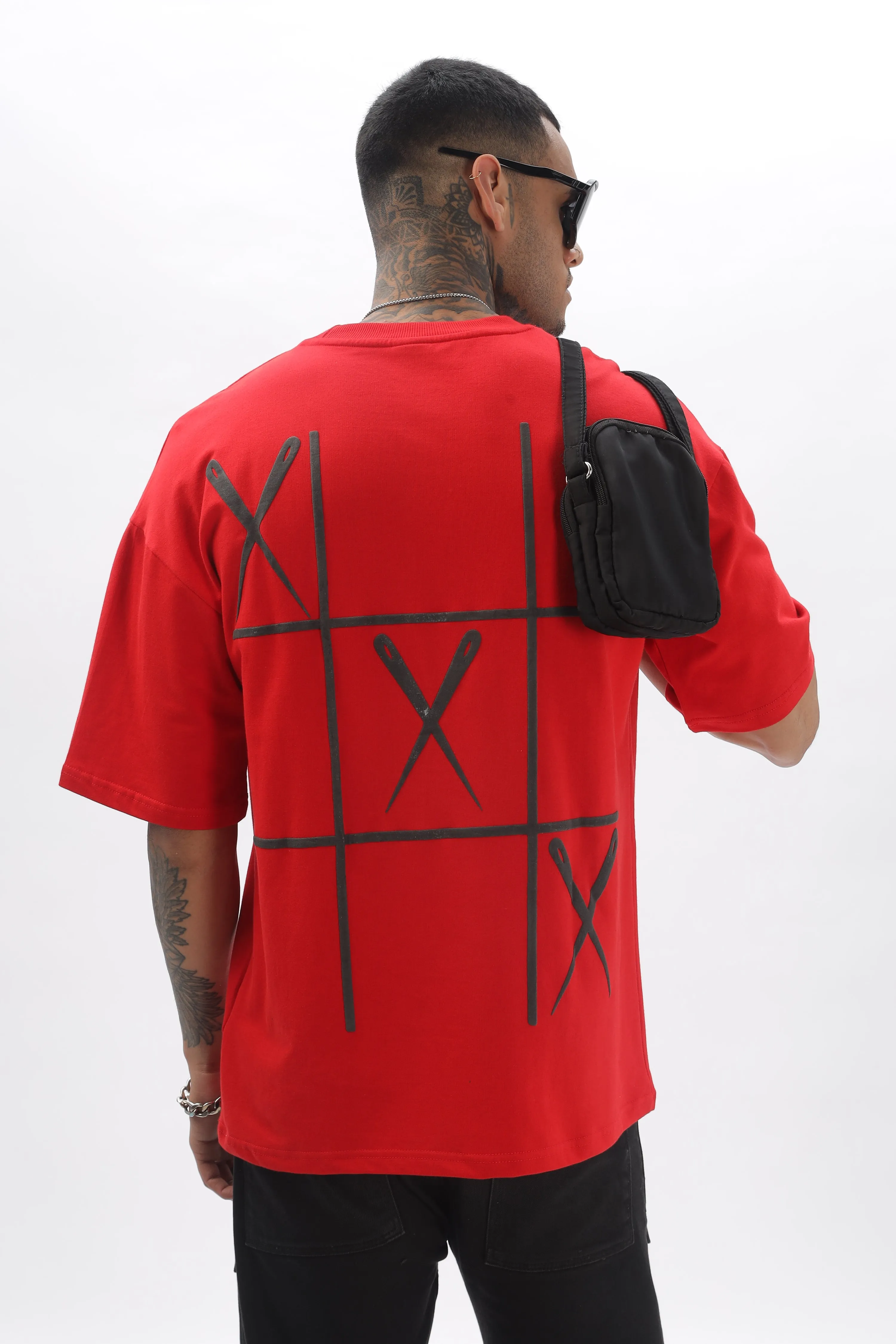 GameOn XO Red Dropshoulder Tshirt