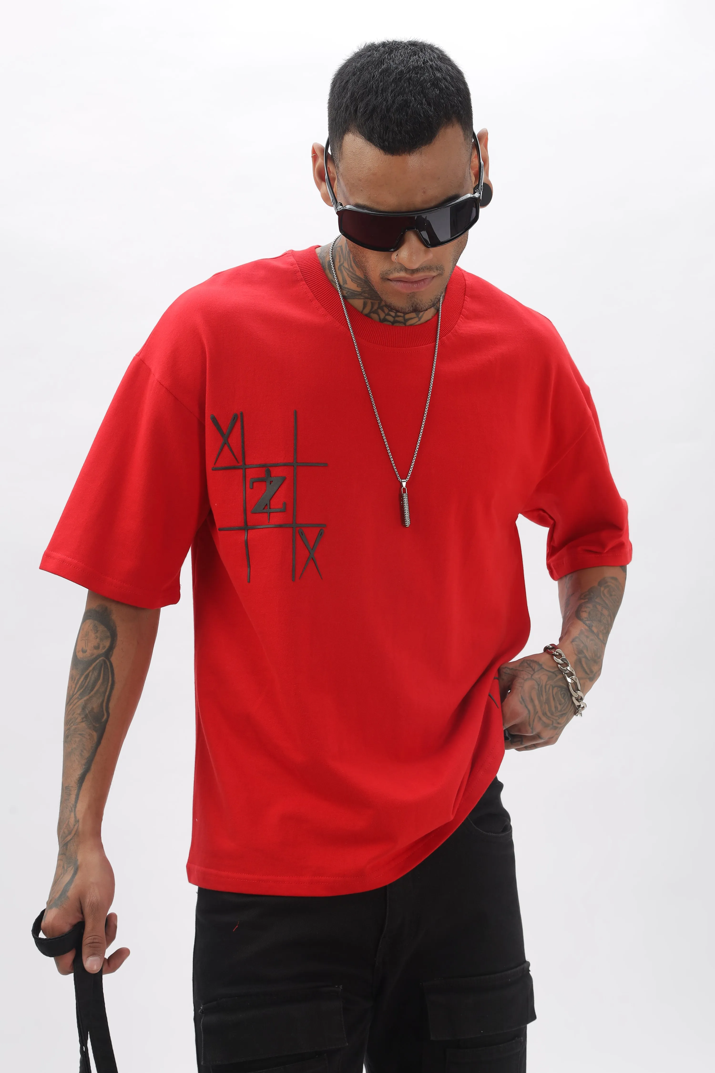 GameOn XO Red Dropshoulder Tshirt