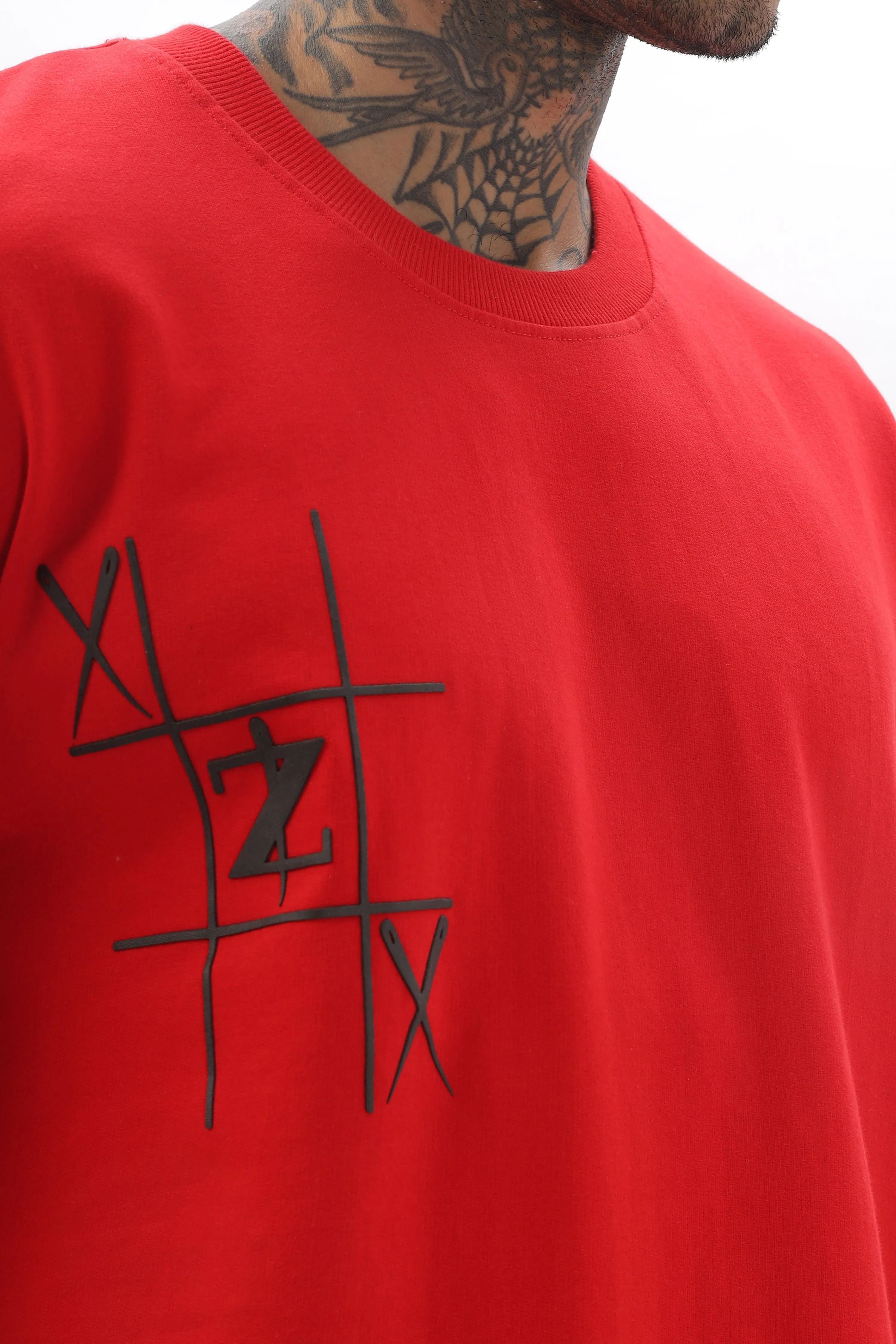 GameOn XO Red Dropshoulder Tshirt