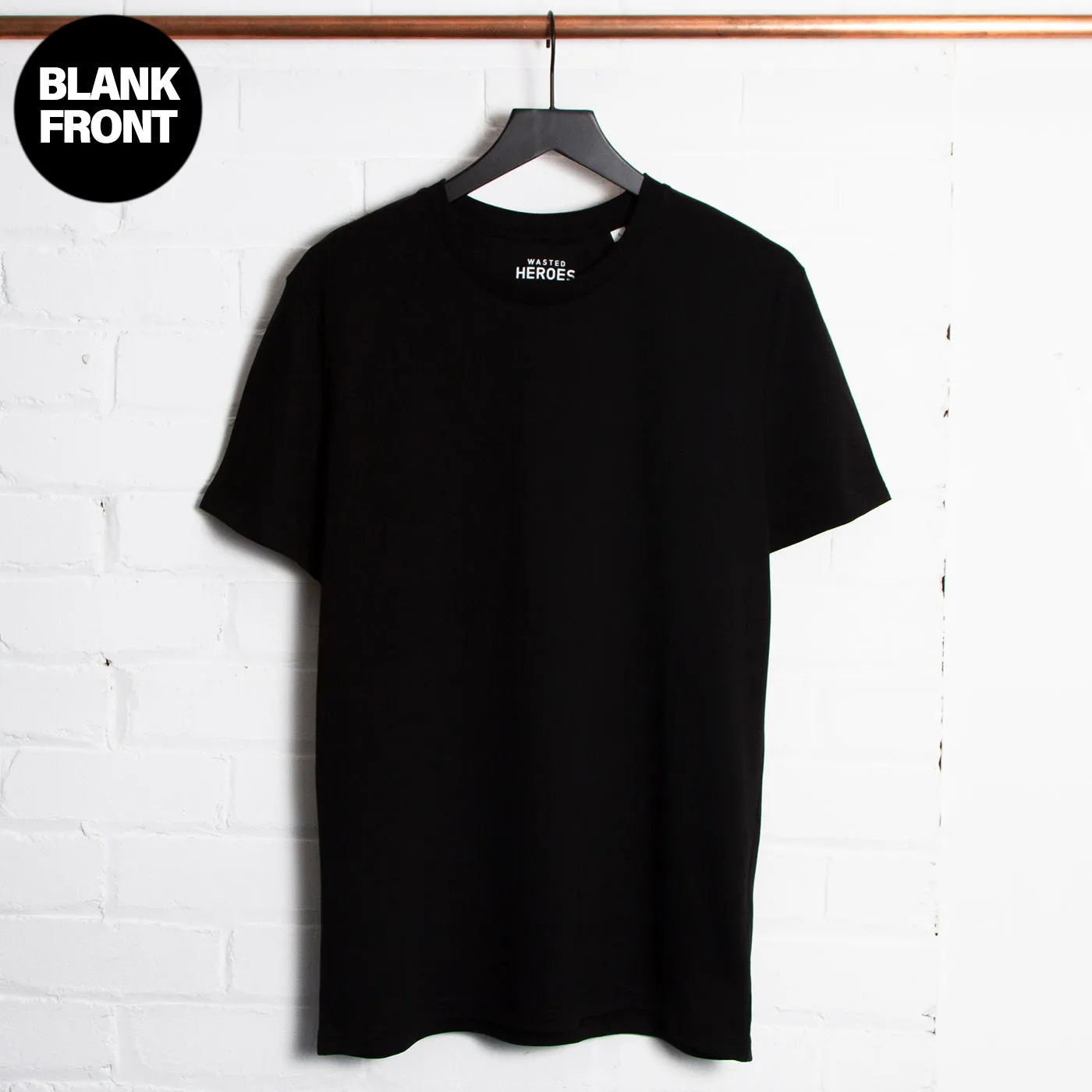 Geo Acid Back Print - Tshirt - Black