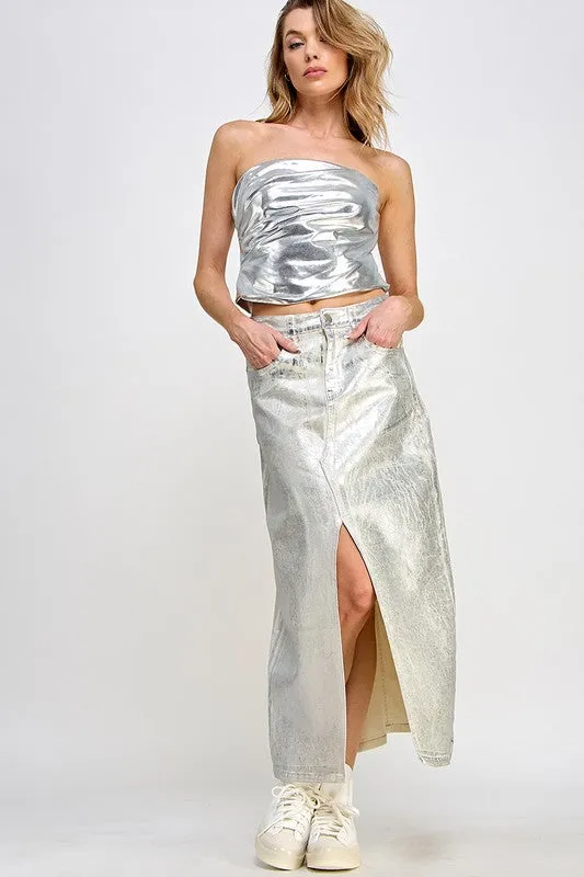 Gigi Metallic Skirt