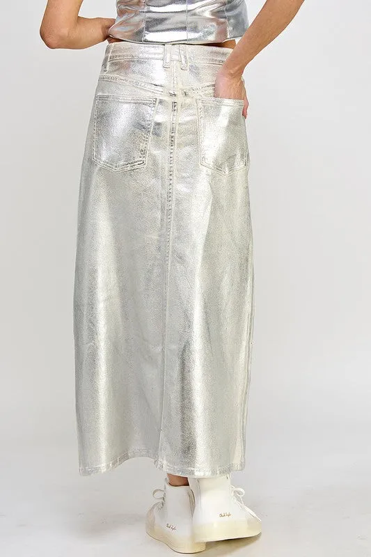 Gigi Metallic Skirt