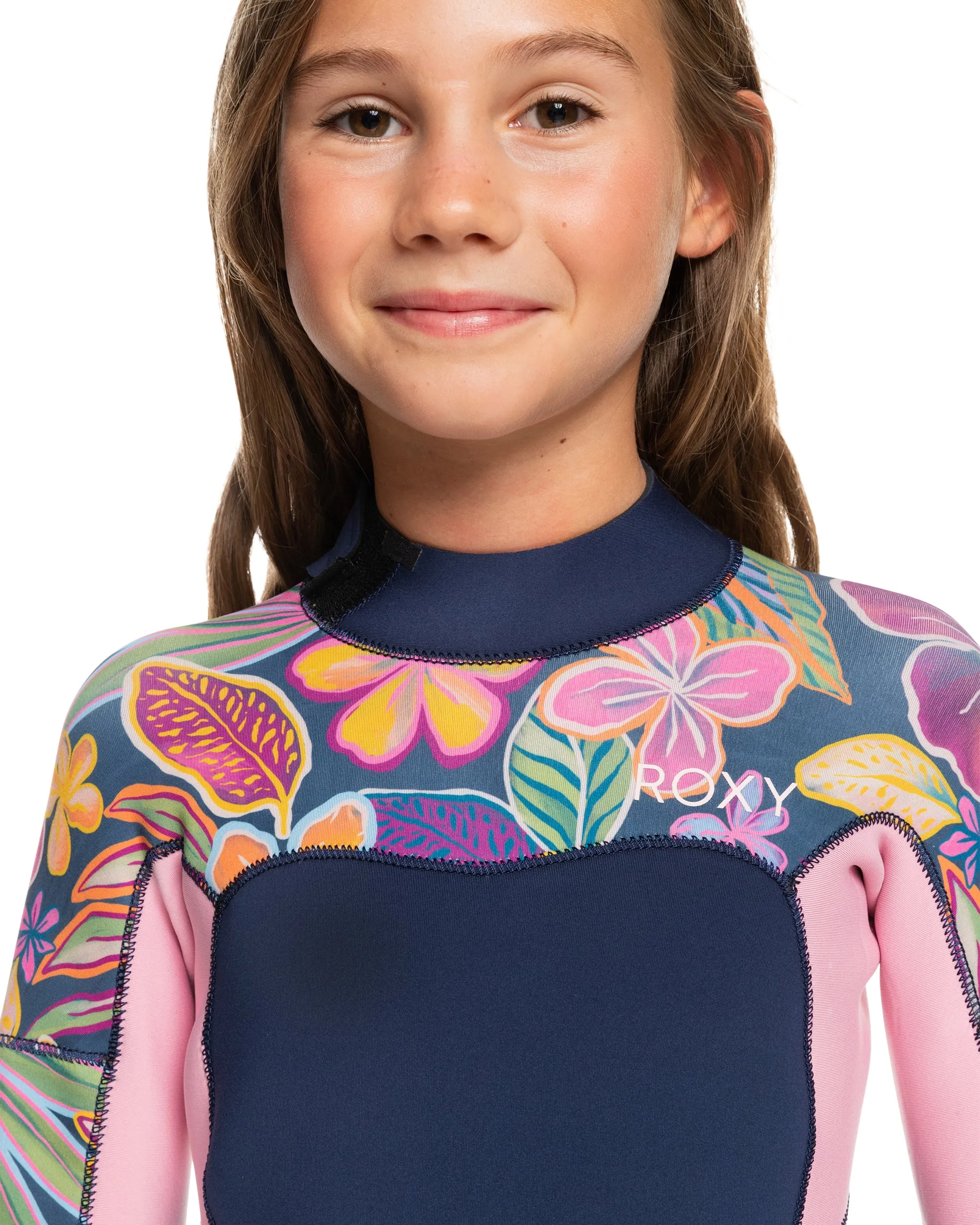 Girls 8-16 4/3Mmswell Series Back Zip Wetsuit