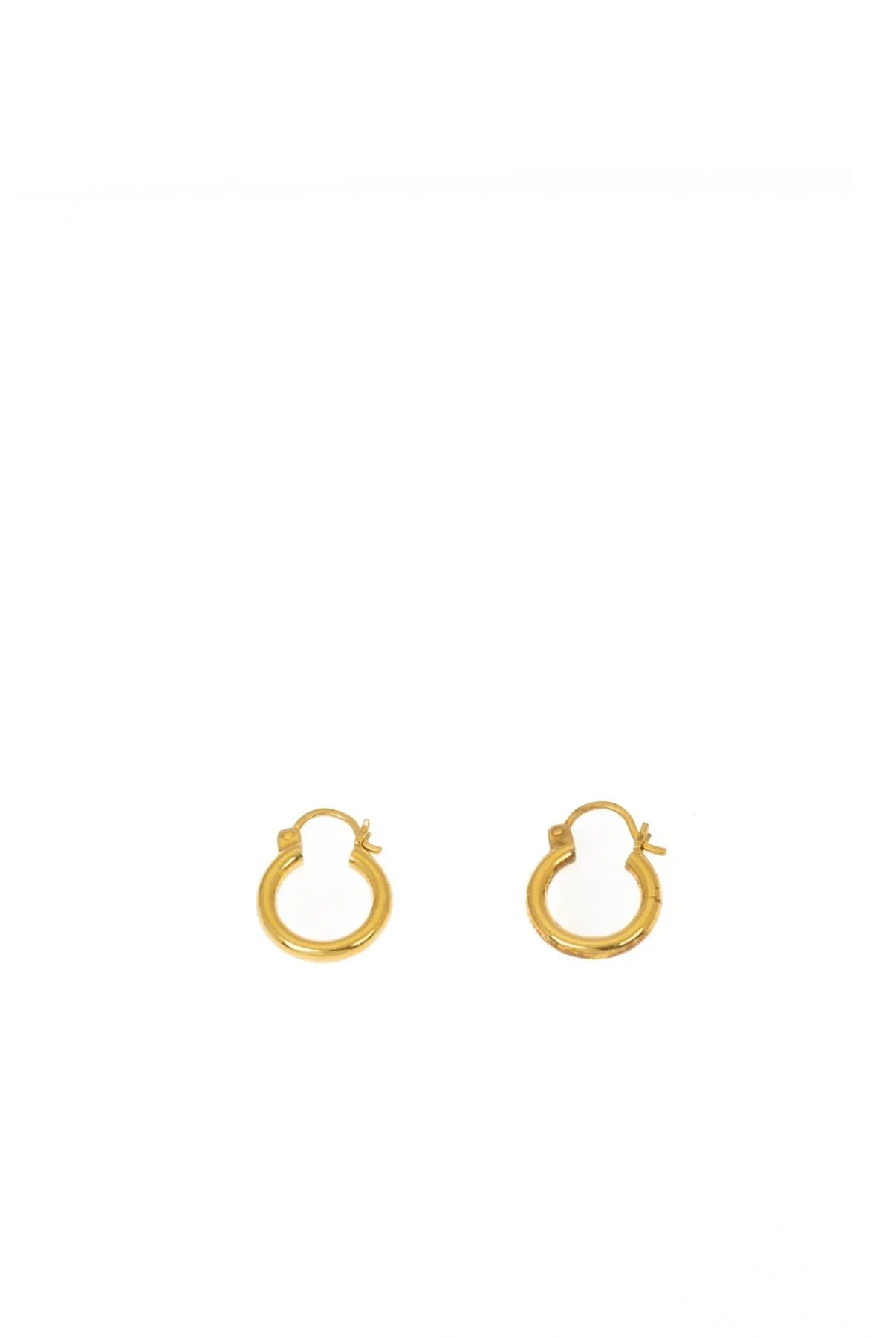 Gold Plated Small Hoop Earrings