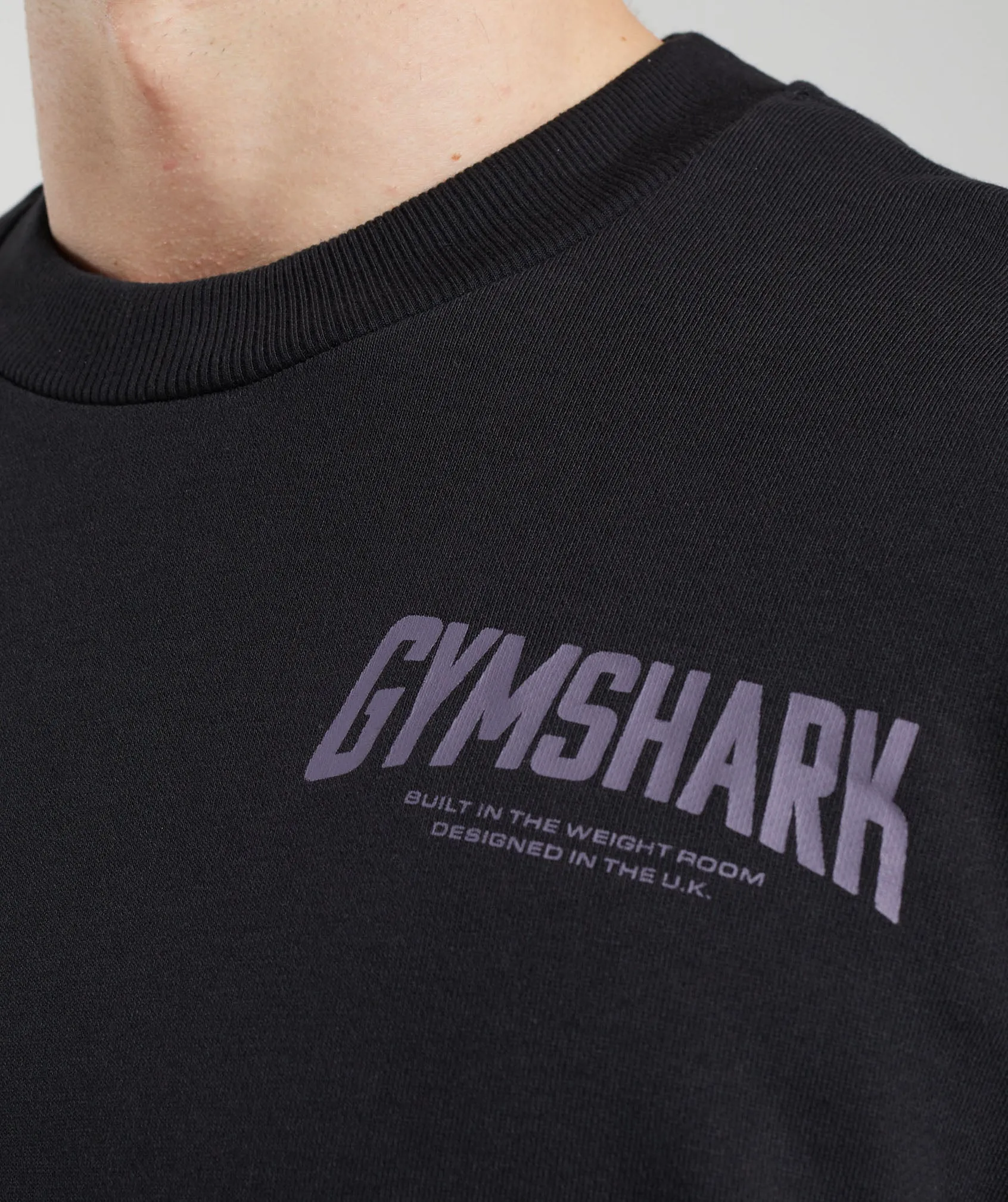 Gymshark Cartoon Lifting Crew - Black