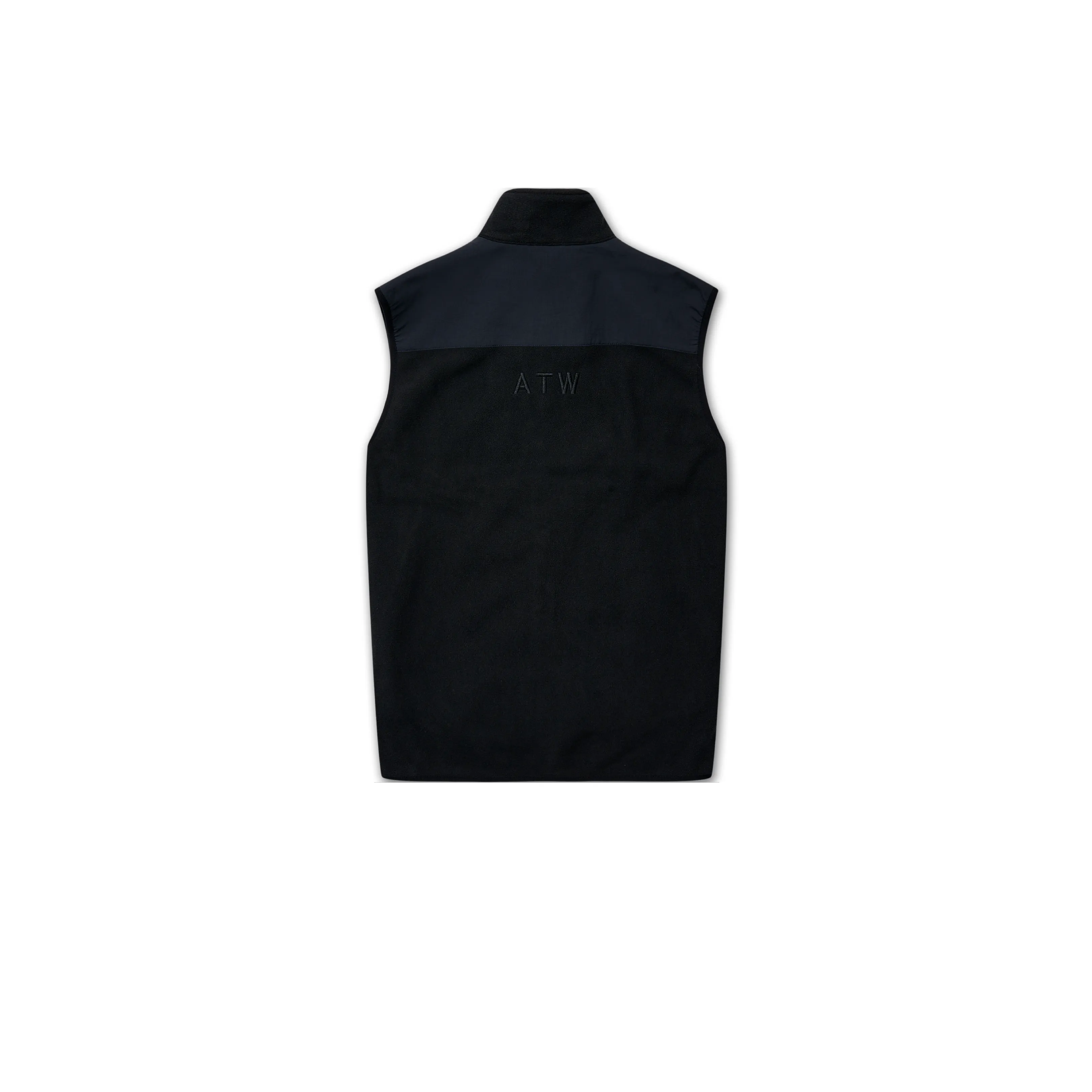 HALO Blocked Fleece Vest Black