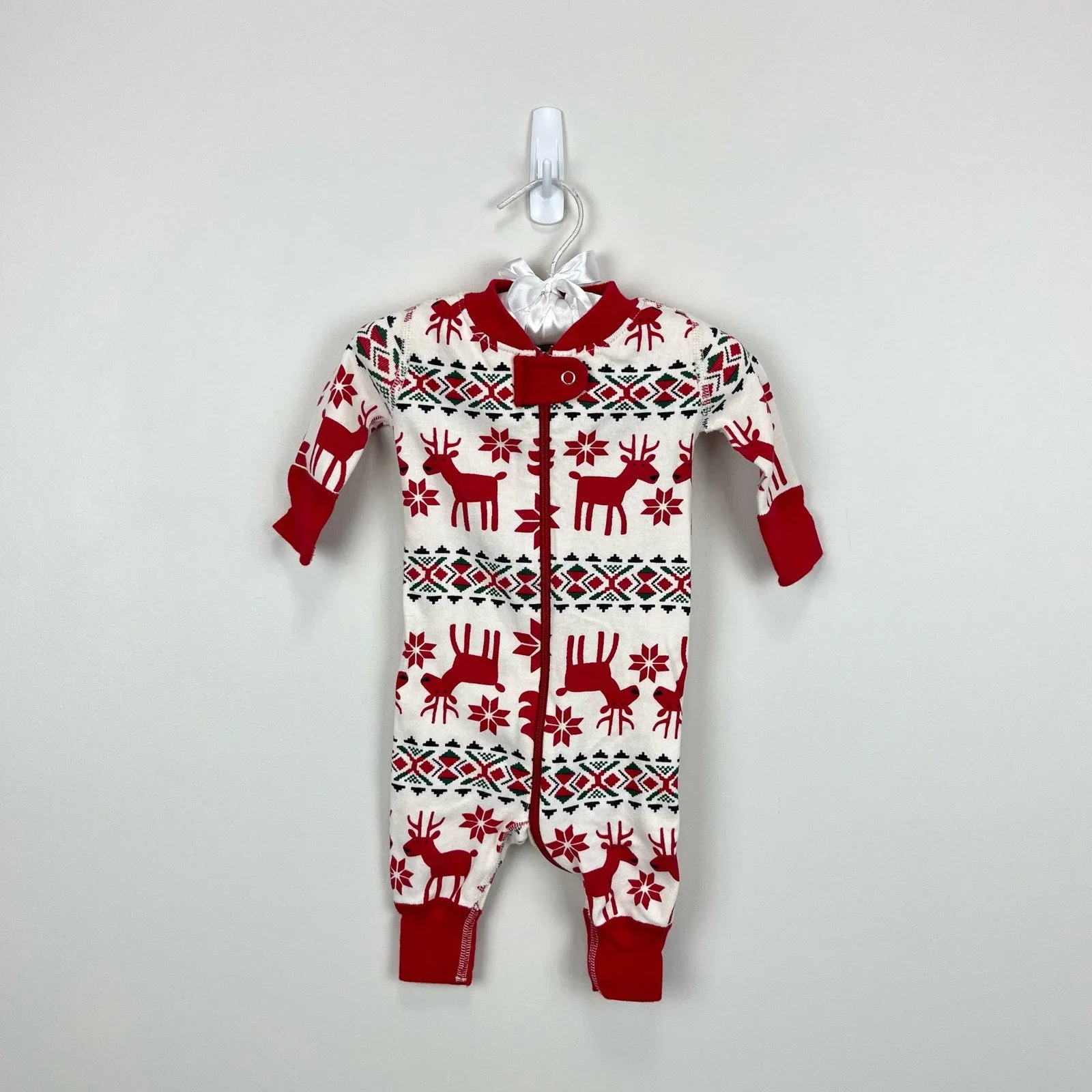 Hanna Andersson Dear Deer Pajamas 50 cm 0-3 Months