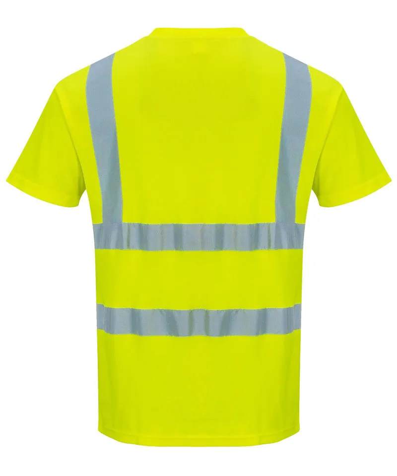 High vis t-shirt geel