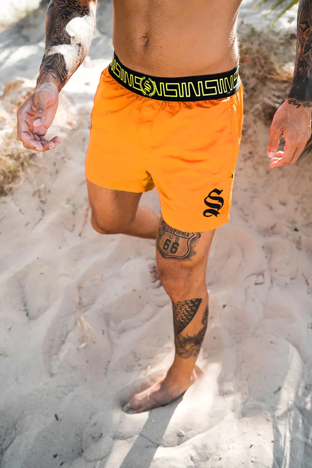 Icon Swim Shorts - Orange