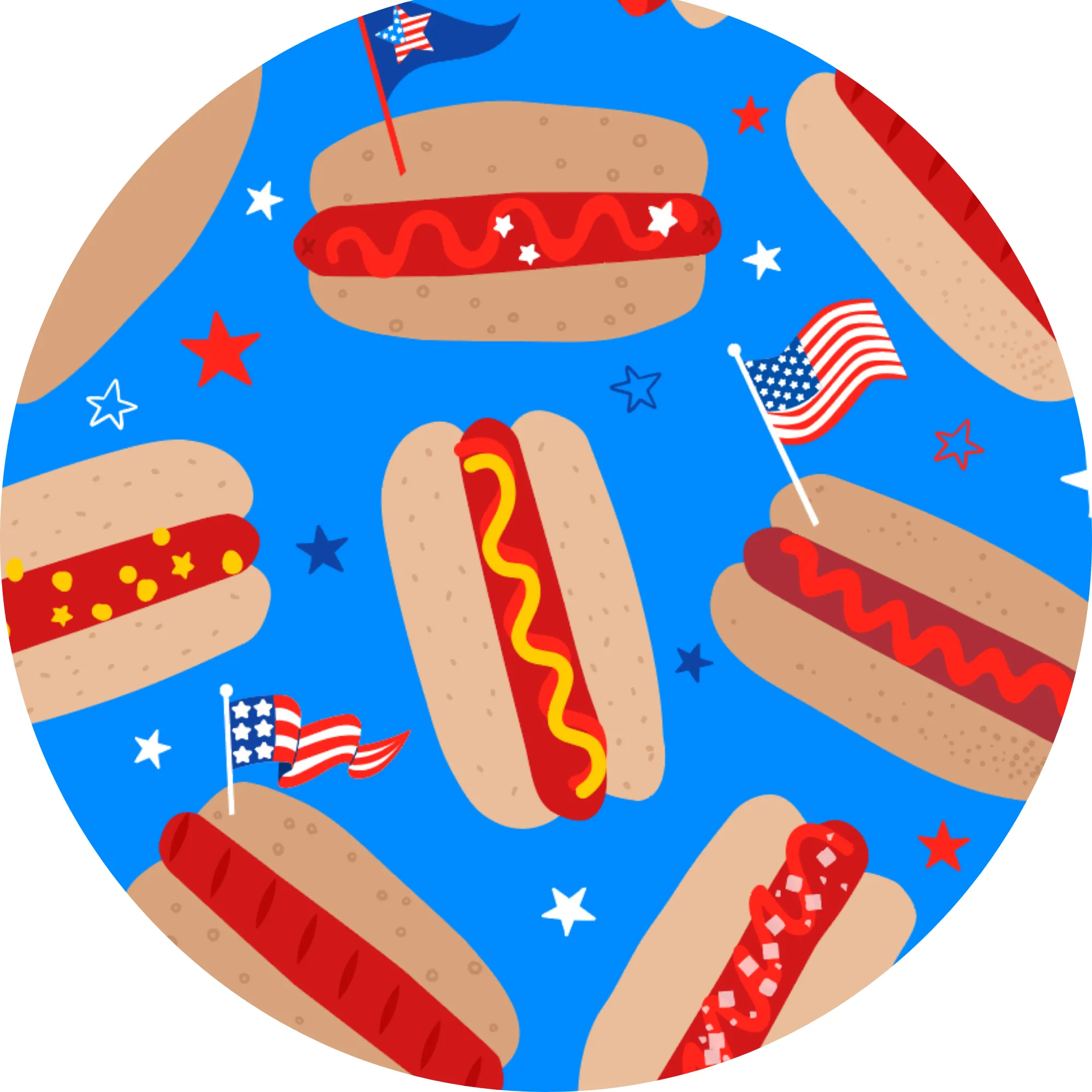 It's The Fourth of July and It Makes Me Want a Hot Dog Real Bad Bummie Set