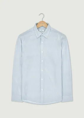 Jacques Long Sleeve Shirt - White/Navy