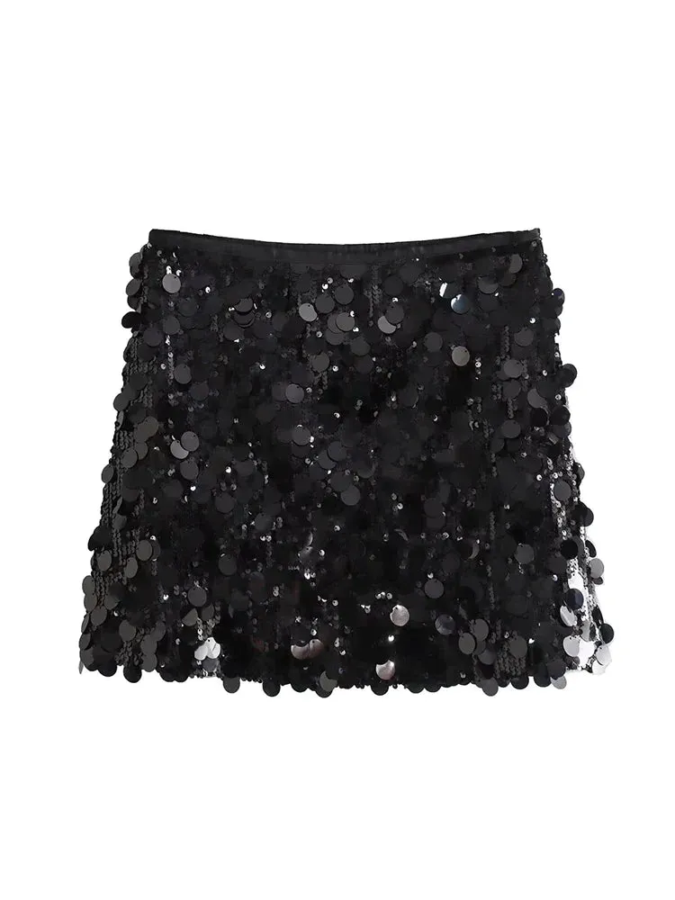 Jenny - Sequin mini skirt