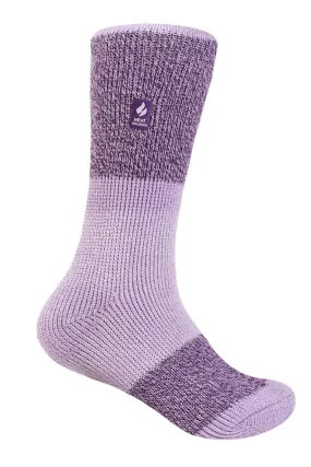 Kids' Scarlet ORIGINAL™ Block Twist Crew Sock