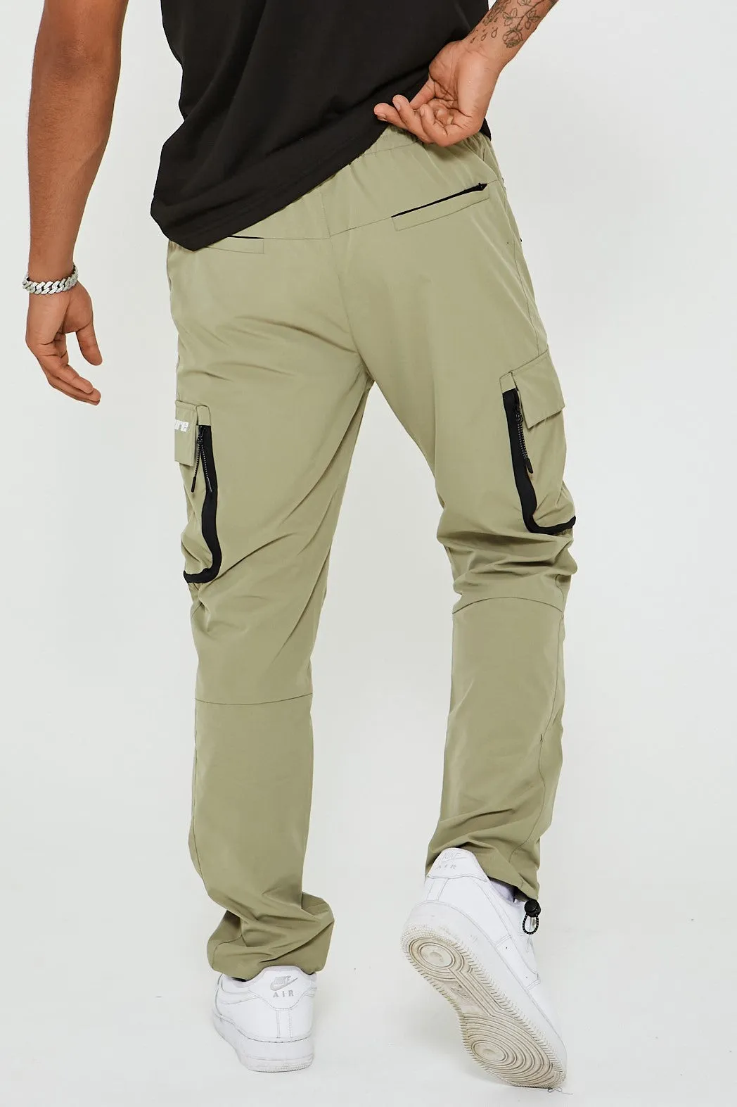 King Street Cargo Pants 2 Pack - Black/Khaki