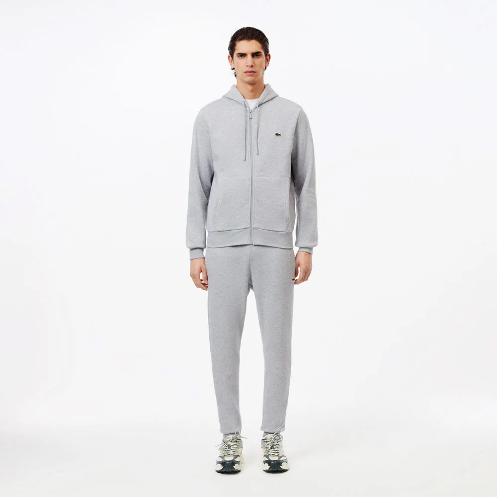 Lacoste Full Zip Fleece Tracksuit Set Grey