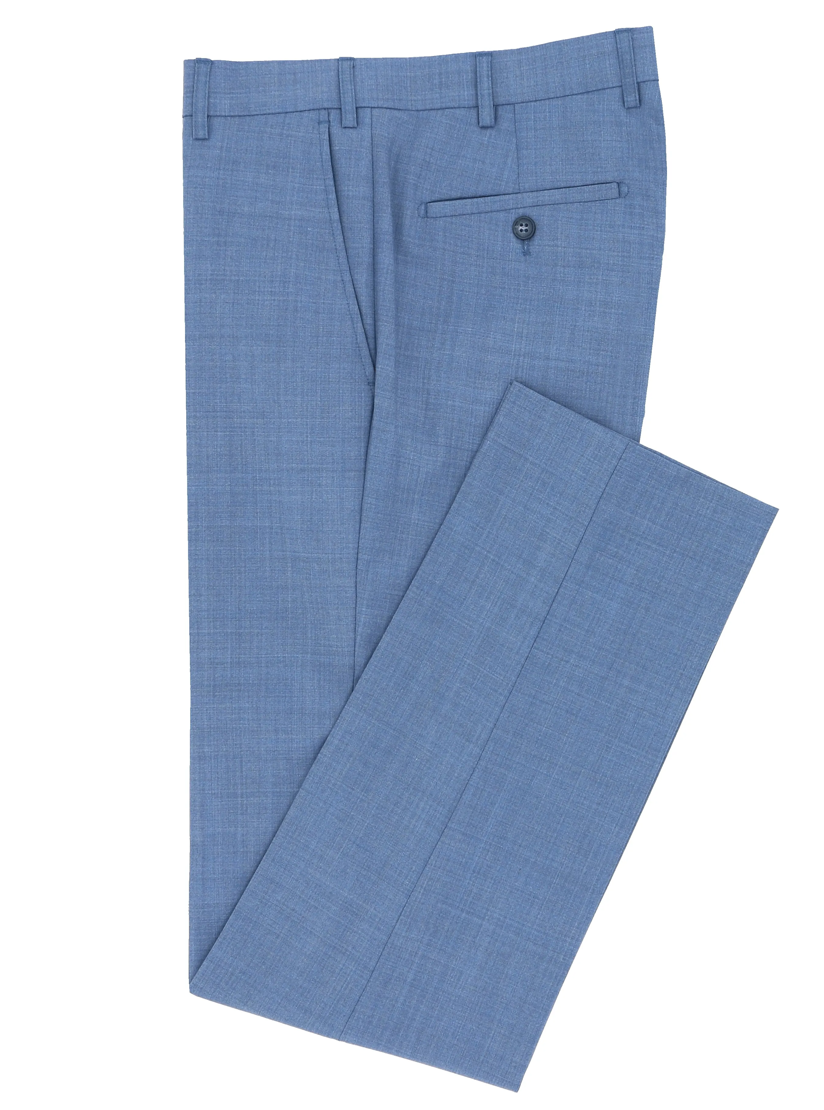 Lazio Edward Blue Wool Blend Suit