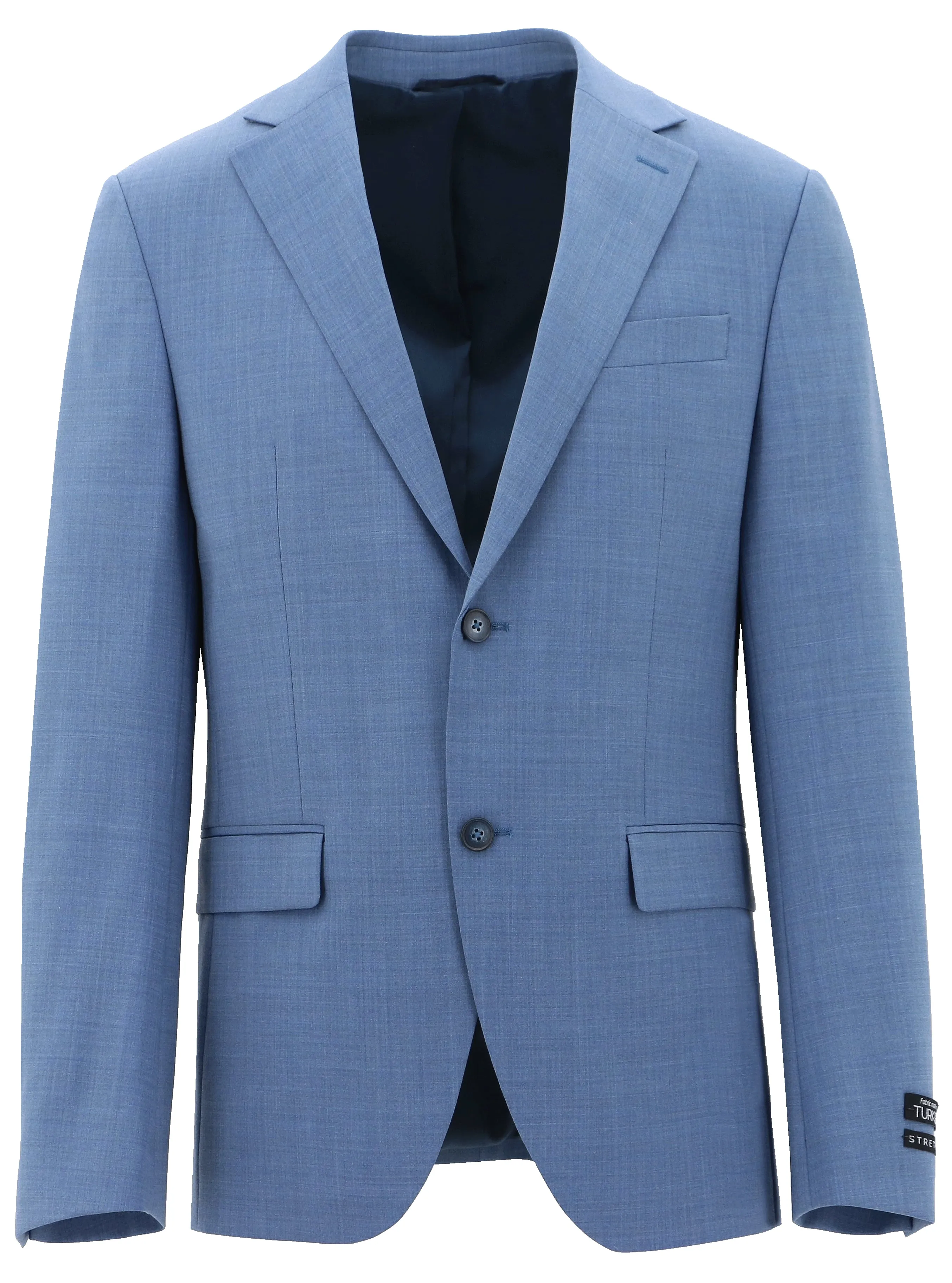 Lazio Edward Blue Wool Blend Suit