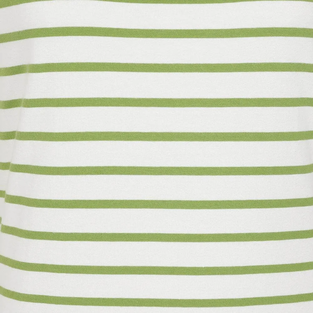 Lazy Jacks Womens Breton Top - Lime