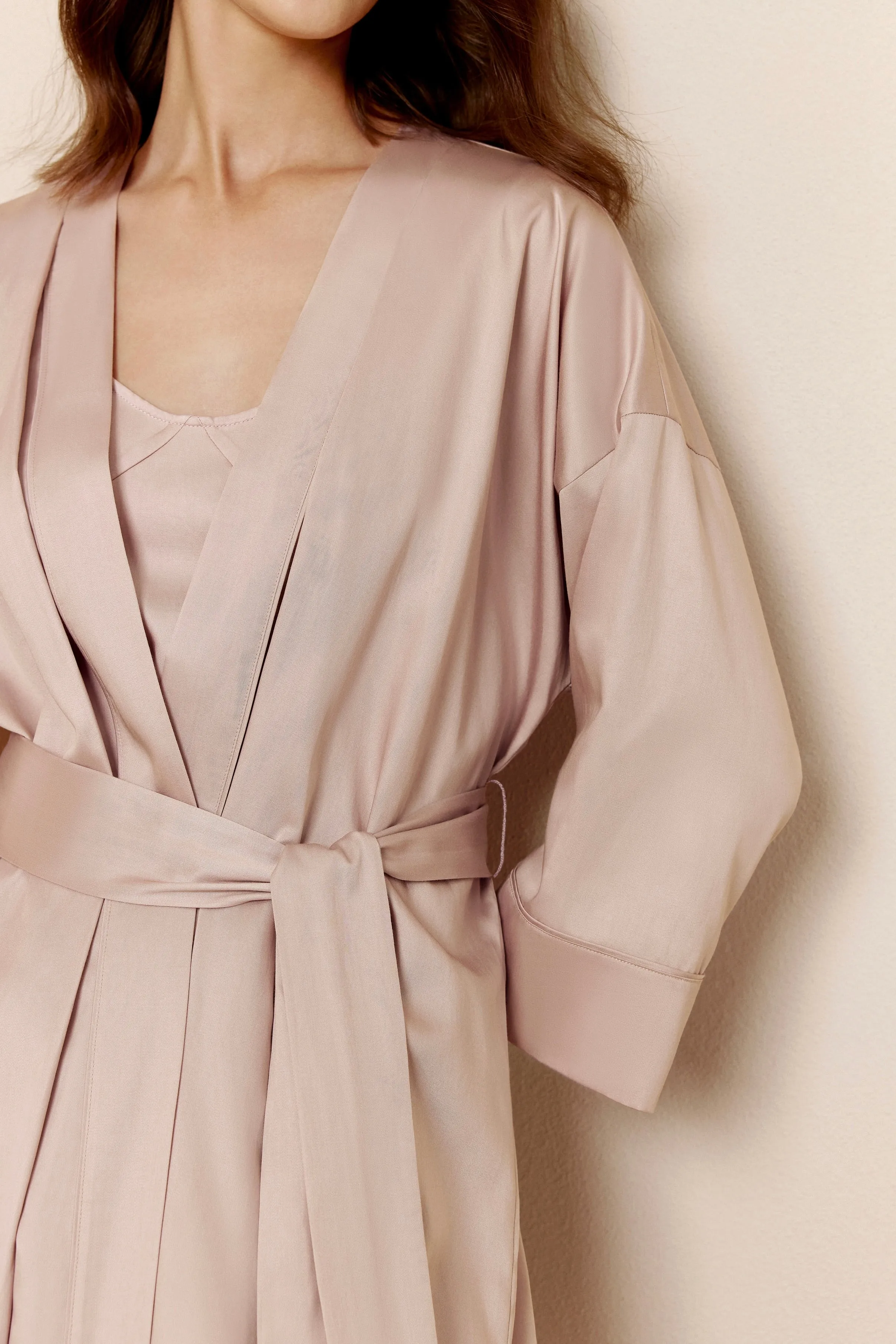 Lyocell Long Pajama Robe