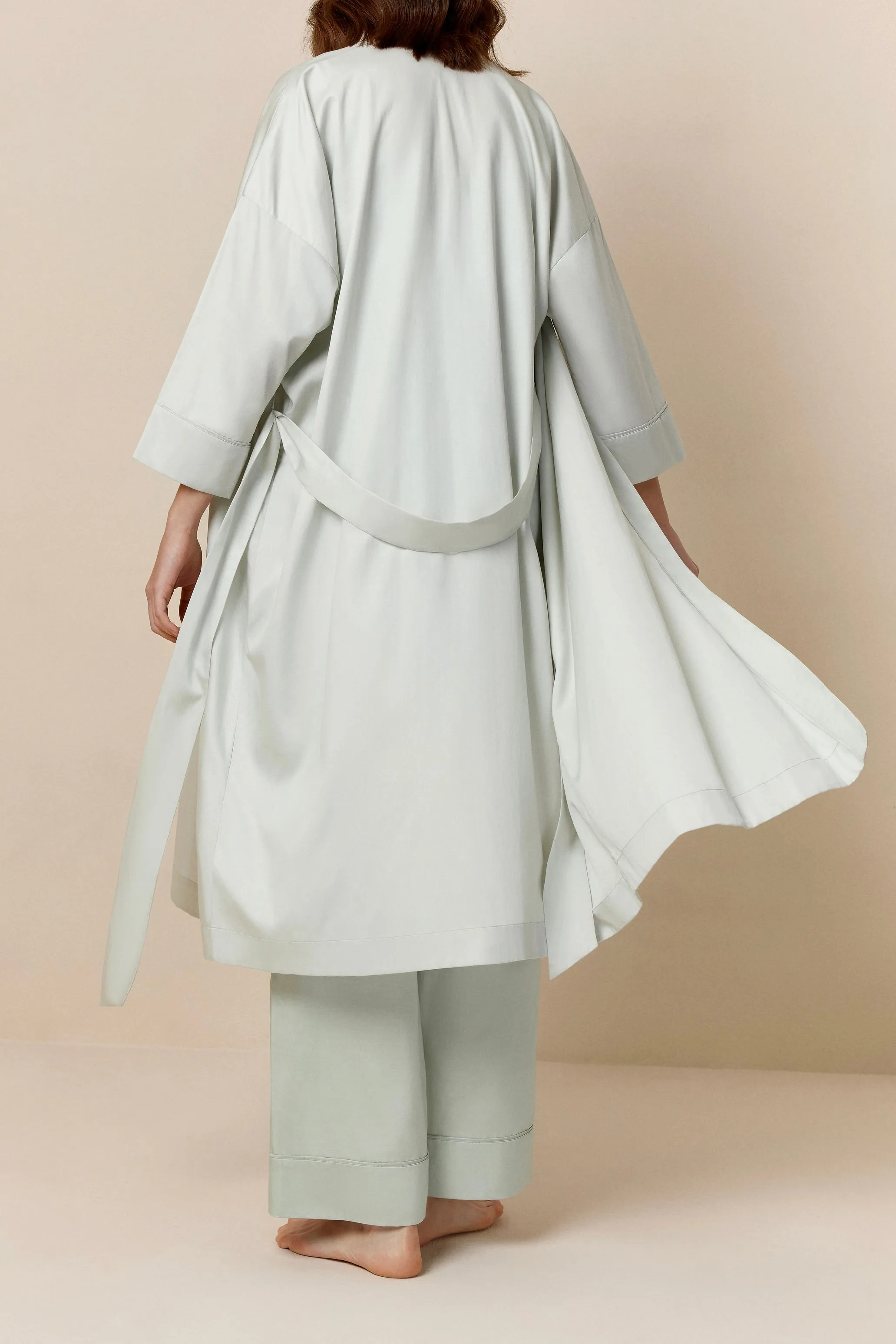 Lyocell Long Pajama Robe