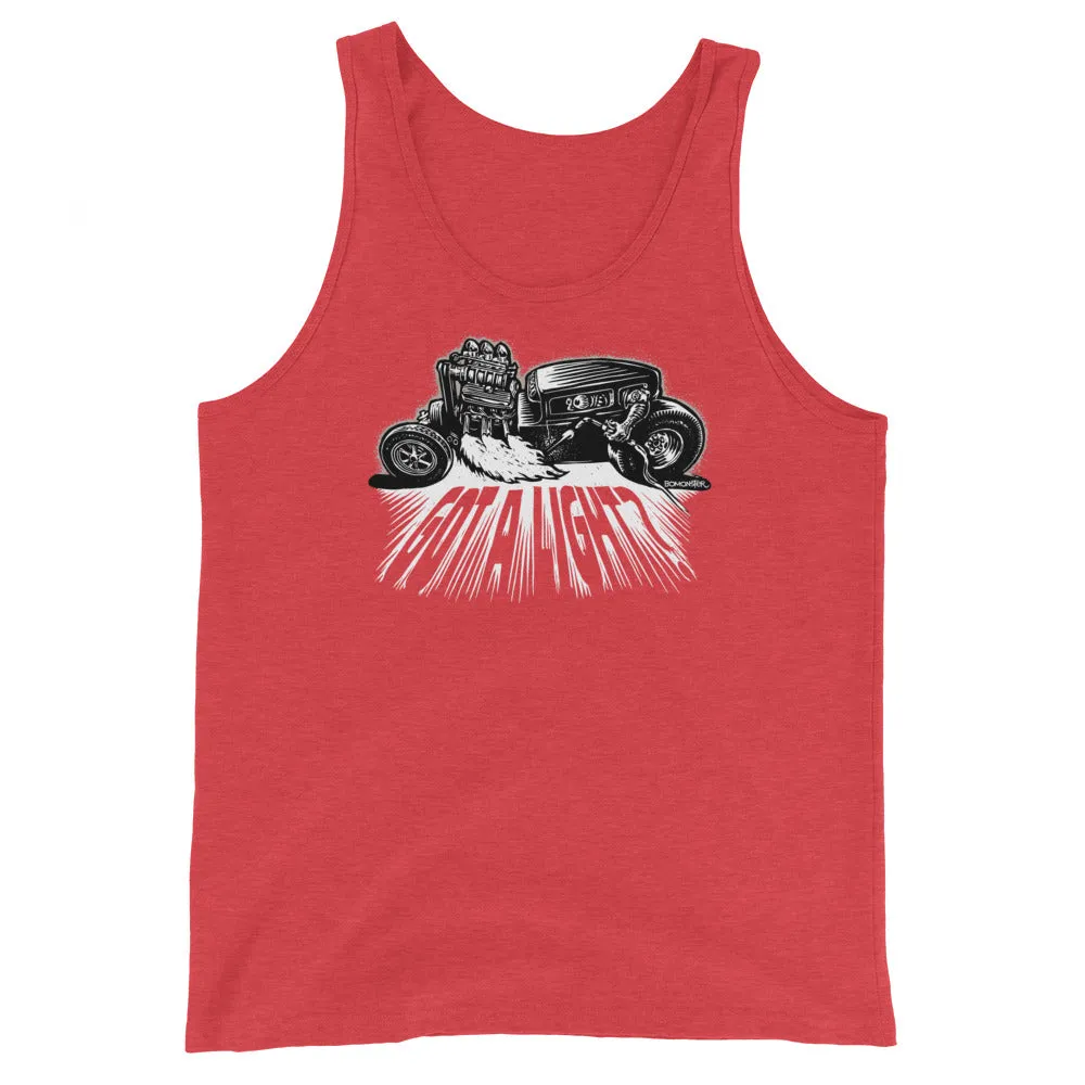 Men's Comfy Tank Top "Got A Light?"