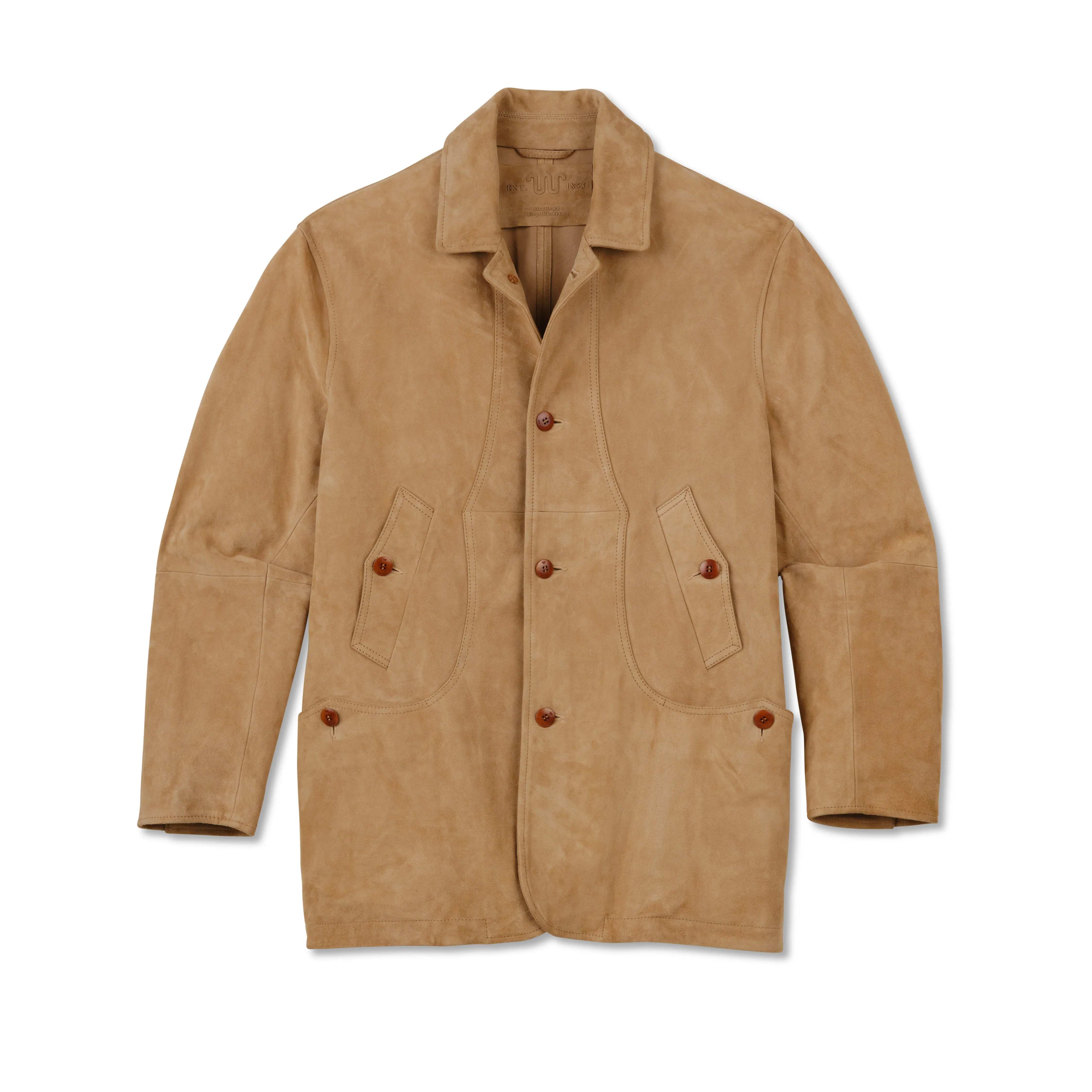 Men's Goat Suede Field Coat