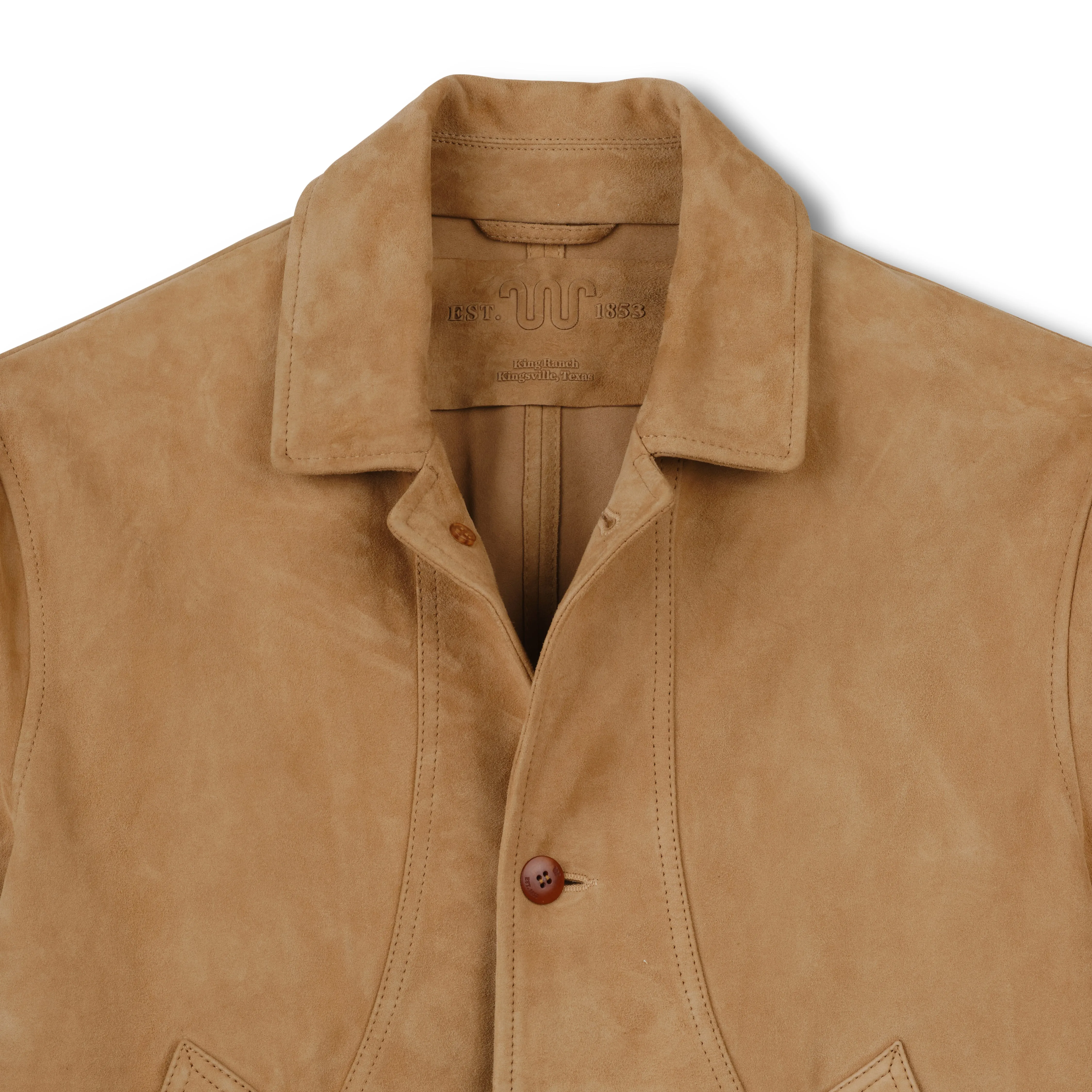 Men's Goat Suede Field Coat