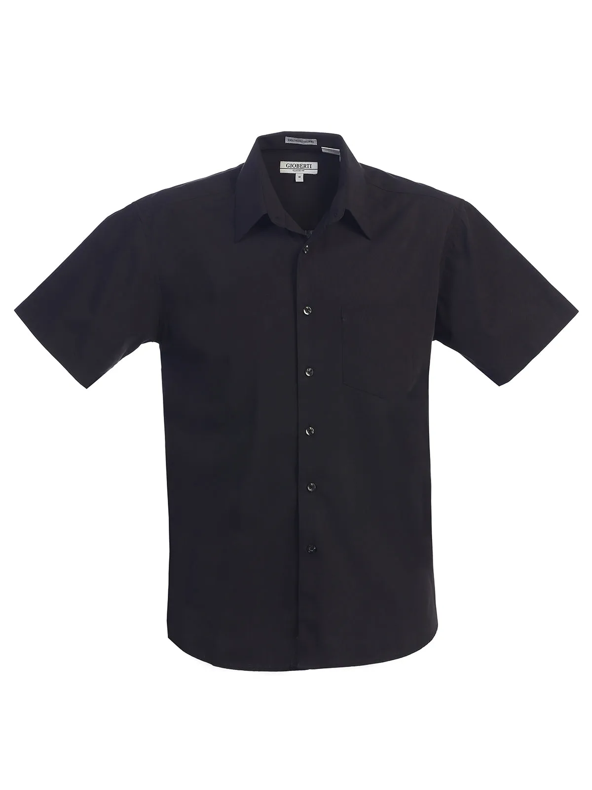 Men's Short Sleeve Shirt, Black