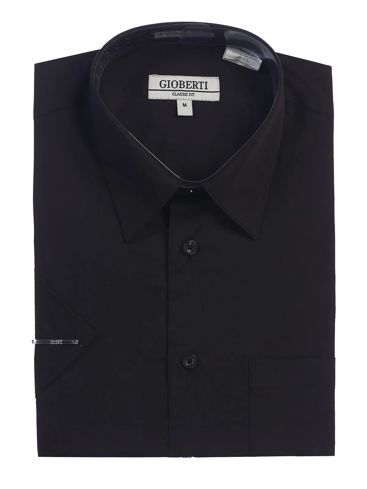 Men's Short Sleeve Shirt, Black