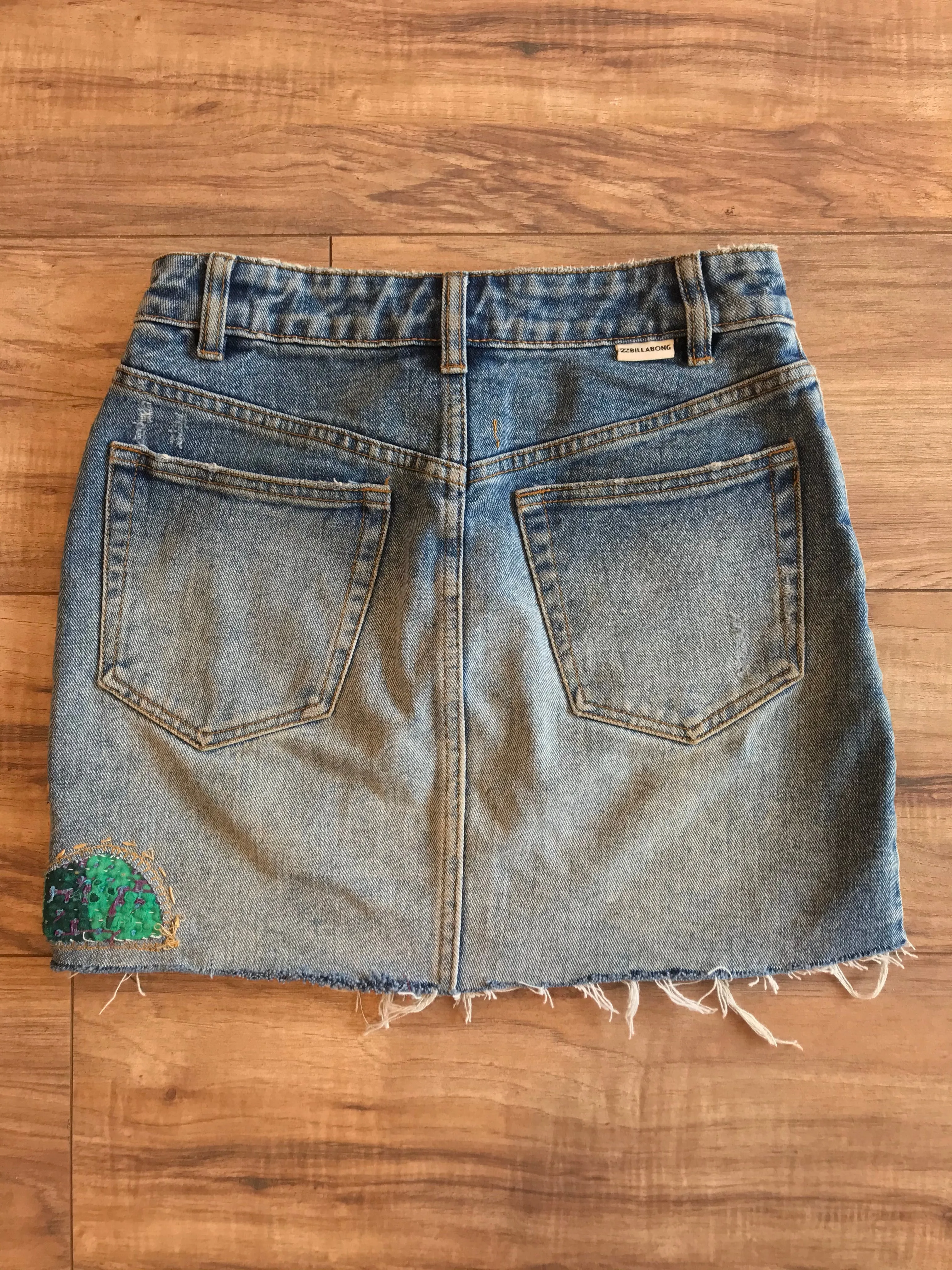 Mora Upcycled Denim Skirt