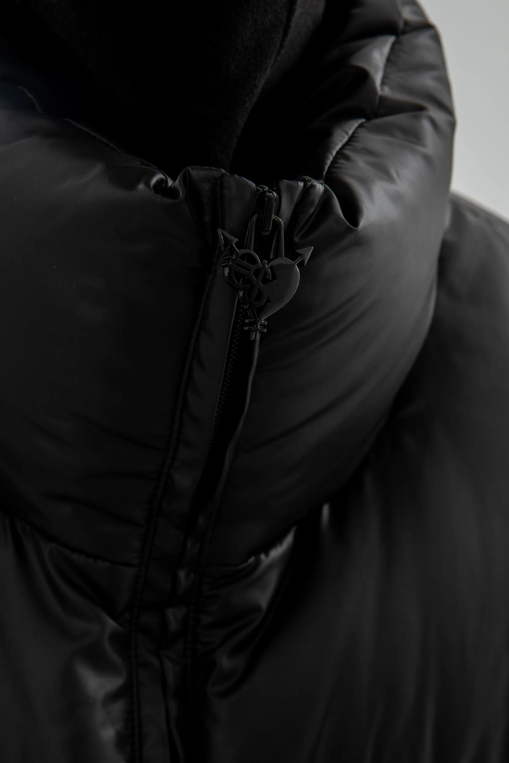 NINJA PUFFER JACKET BLACK