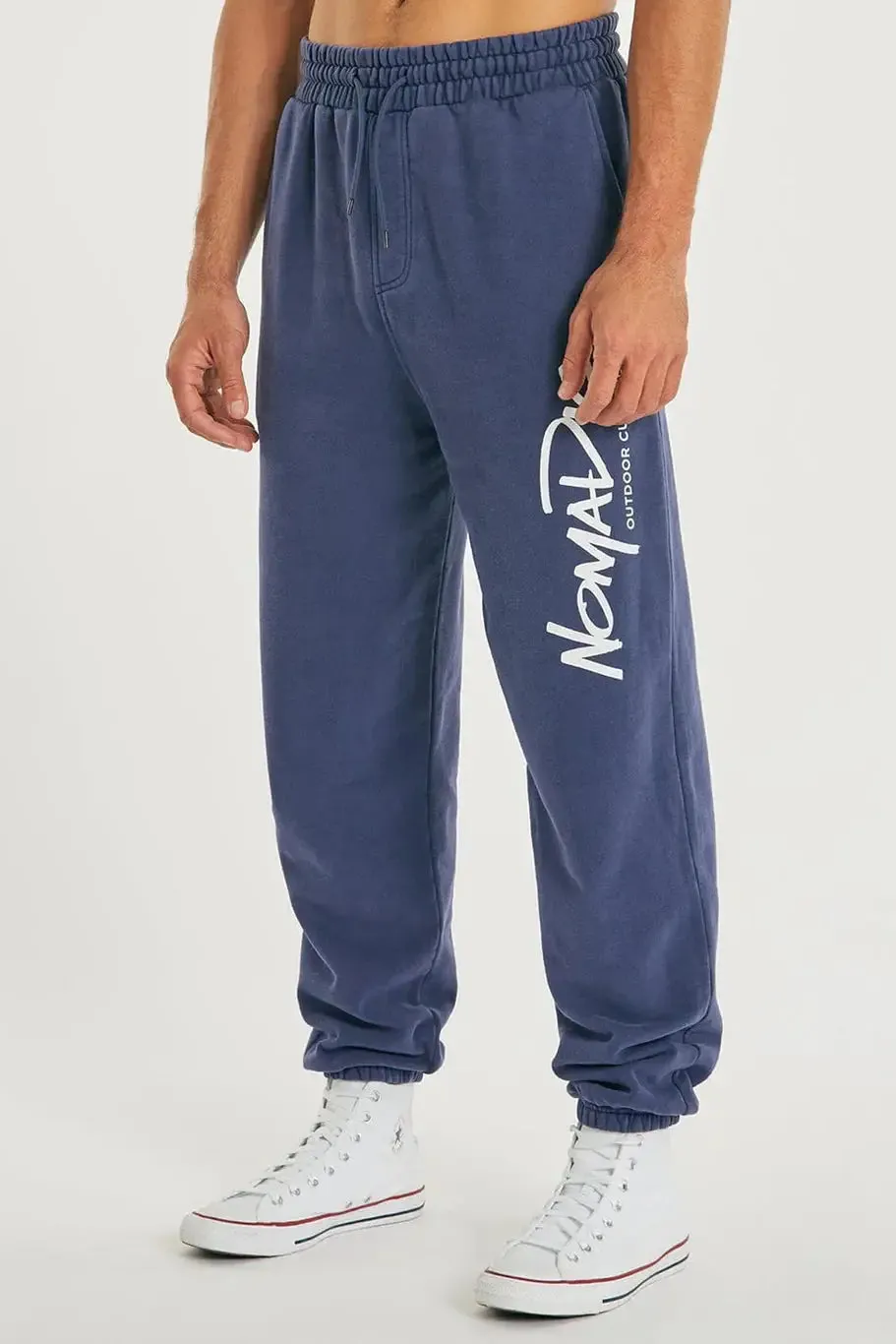 Nomadic paradise scholar trackpant - pigment pagaent blue