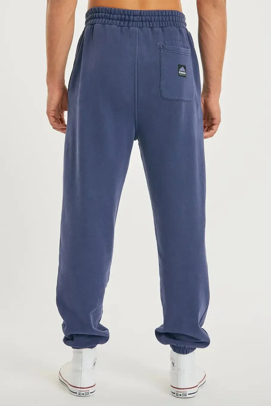 Nomadic paradise scholar trackpant - pigment pagaent blue