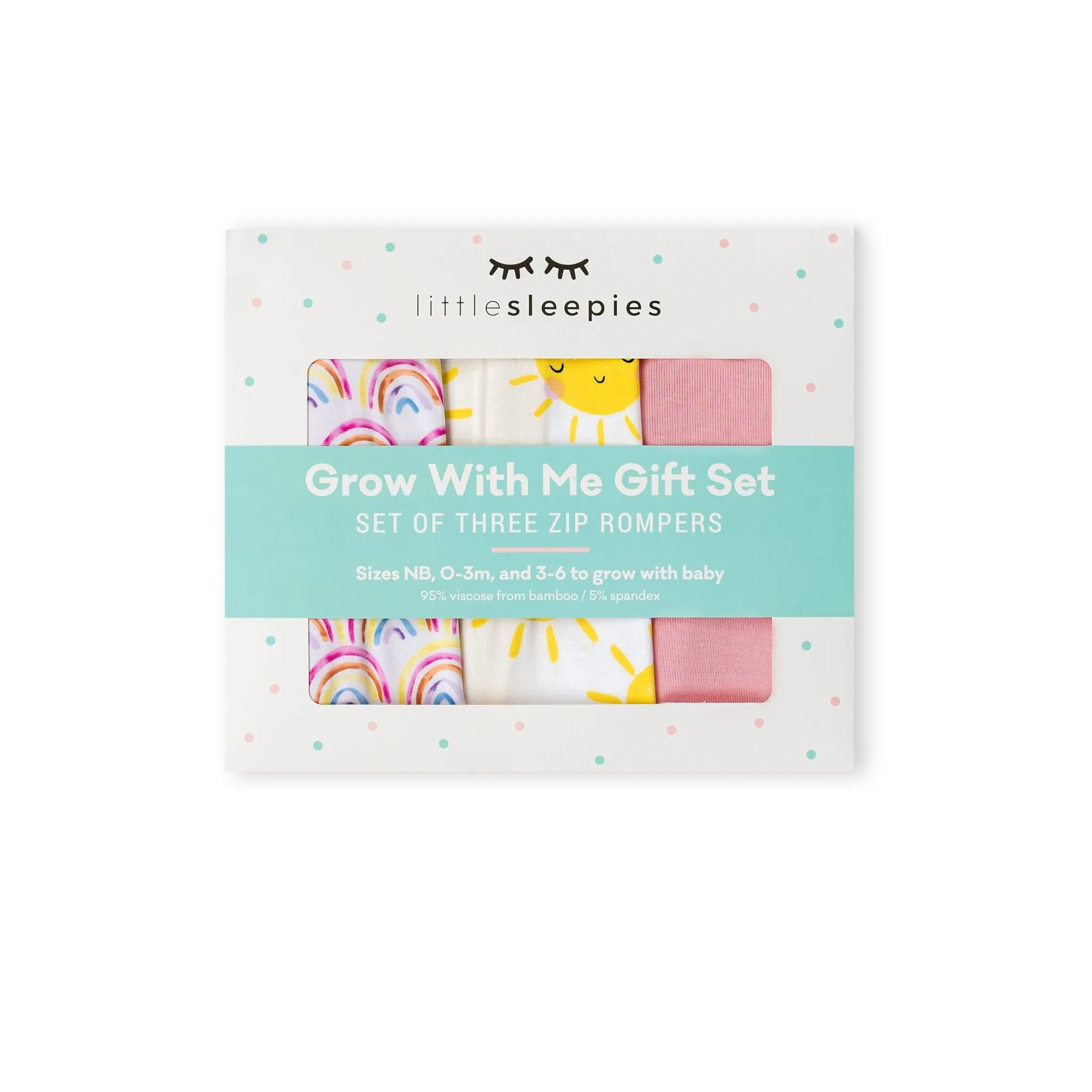 Pastel Rainbows, Bubblegum & Sunshine Zippy Grow With Me Gift Box