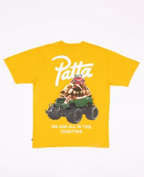 Patta Animal T-Shirt (Old Gold)