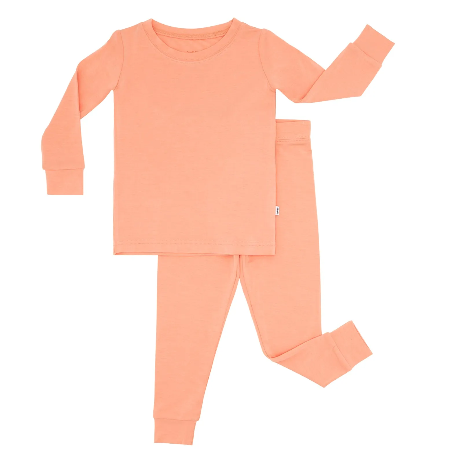 Peach Two-Piece Pajama Set