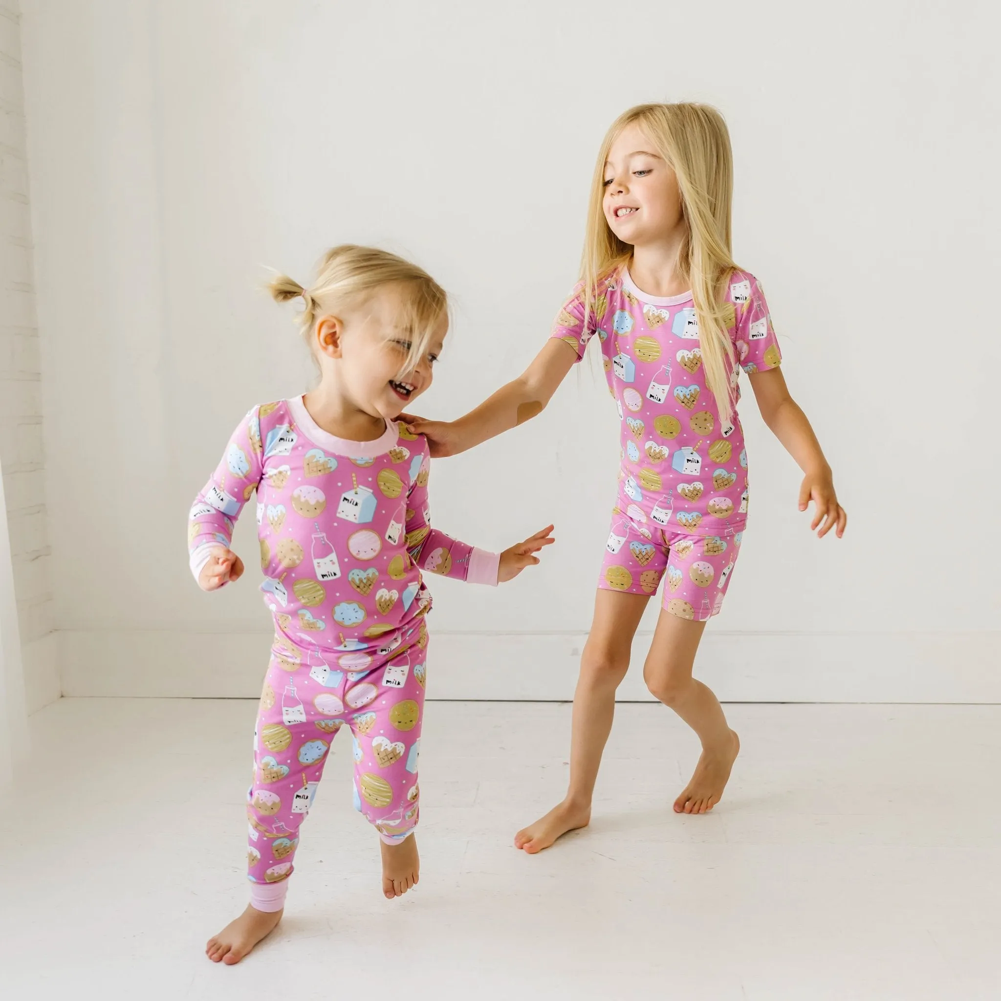 Pink Cookies & Milk Two-Piece Pajama Set