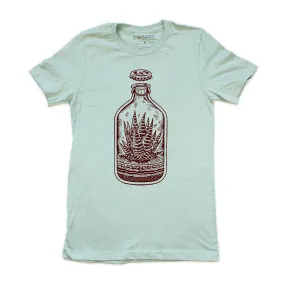 Plant Bottle Tee-Dusty Blue