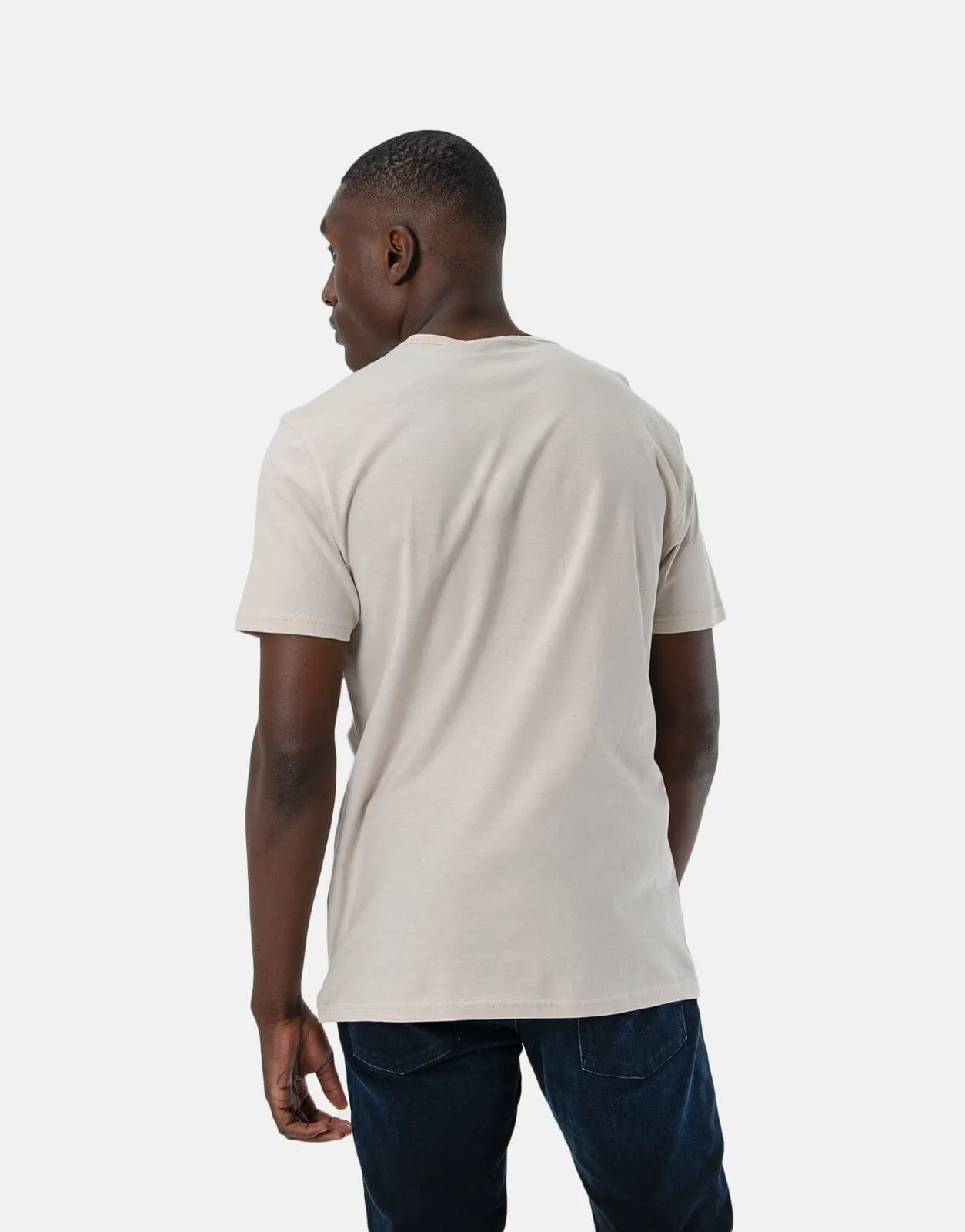 Polo Crew Neck T-Shirt Stone