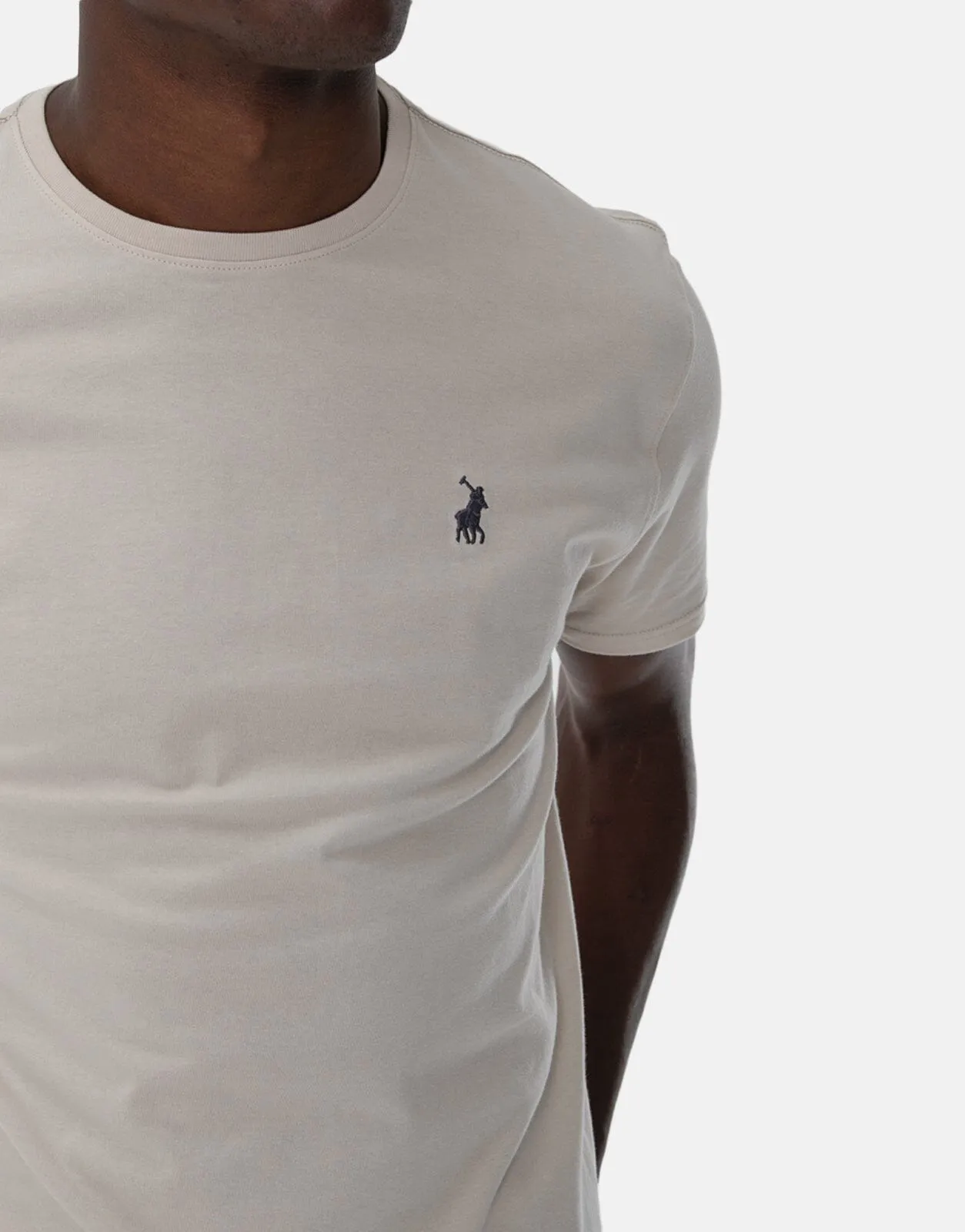 Polo Crew Neck T-Shirt Stone