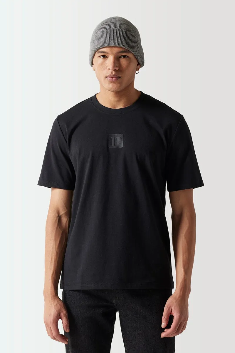 Premium Centre Branding  T-Shirt - Black