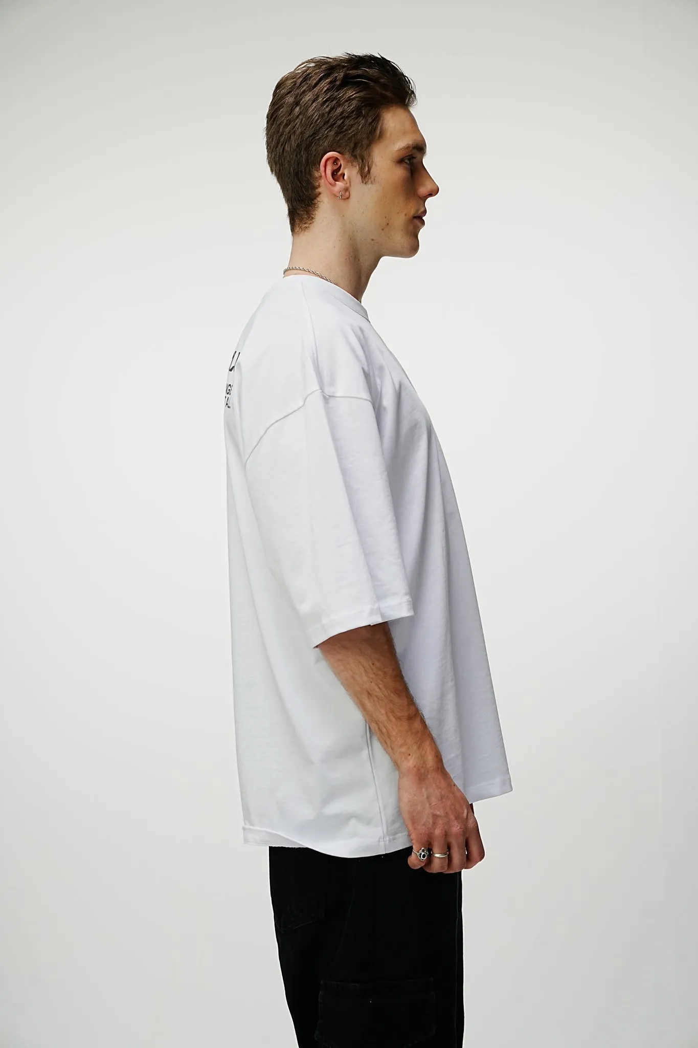 Provoke Heavy Oversized Tee - White