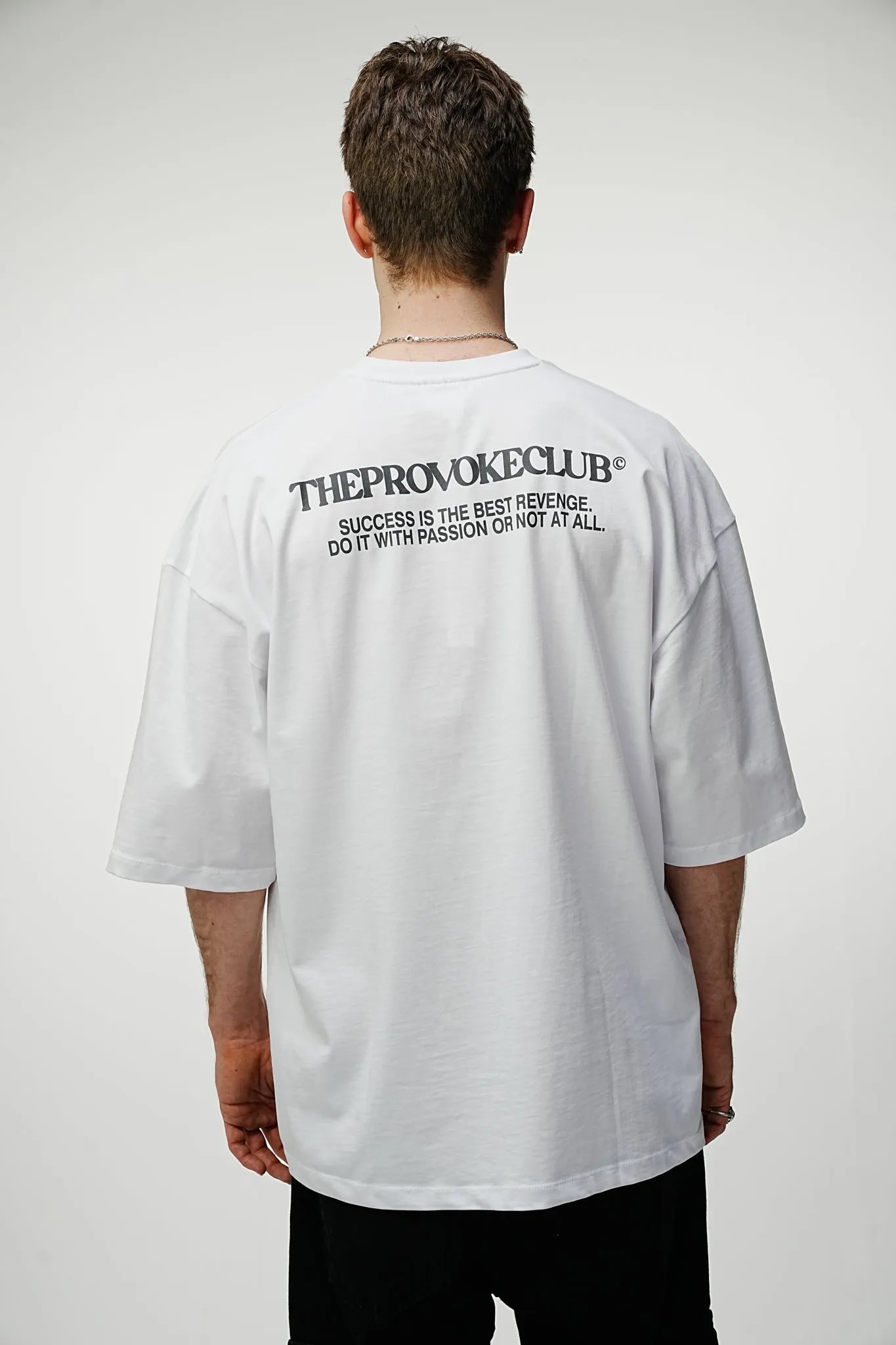 Provoke Heavy Oversized Tee - White