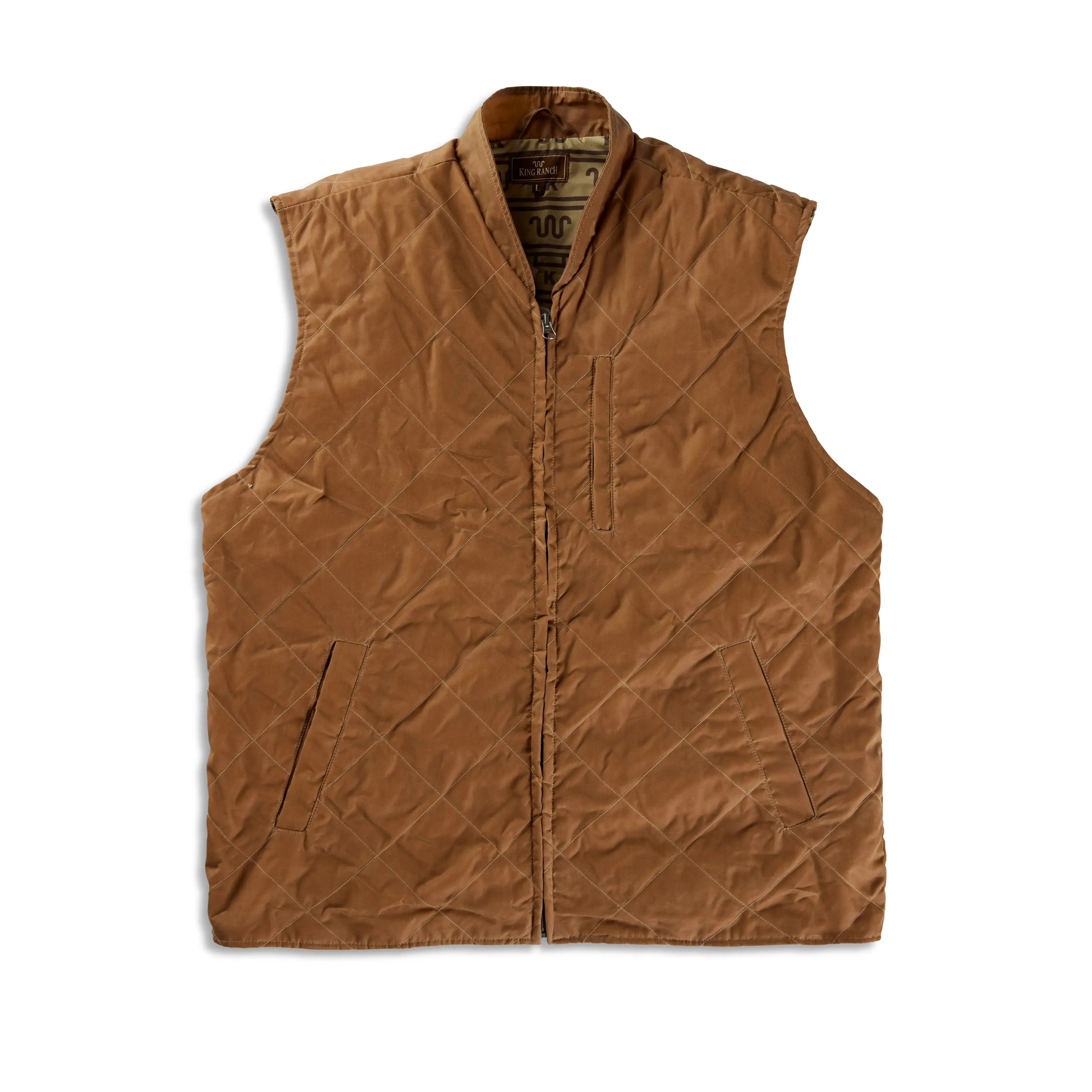 Quilted Waxed Canvas Vest