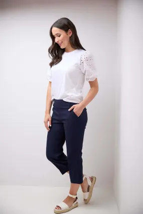 Rekucci EcoCosy Classic Chic Cropped Capri Pant