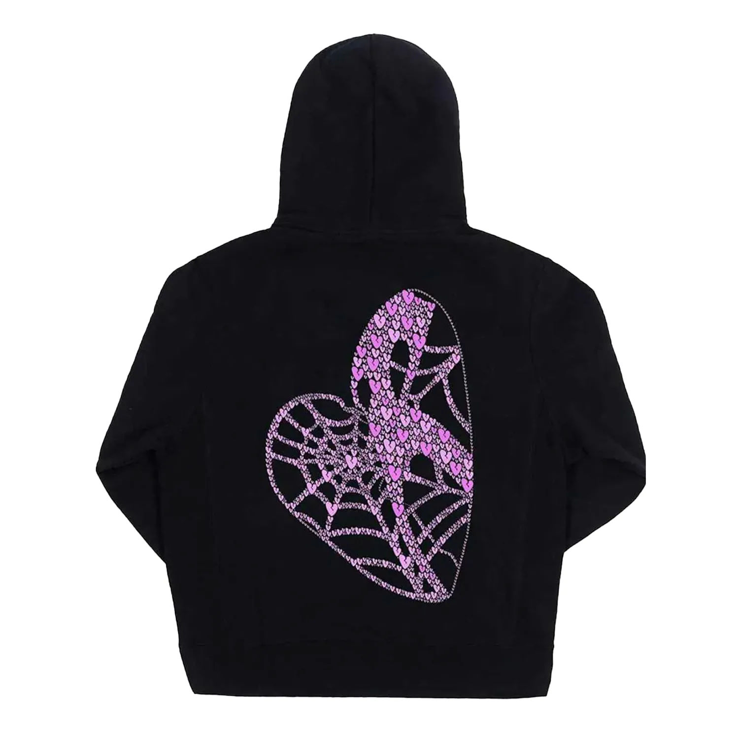 Revenge Broken Hearts Sweatshirt Black Pink