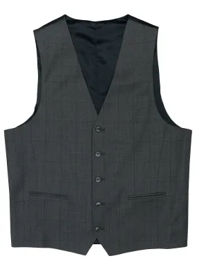 Ryan 107 Charcoal Wool Waistcoat