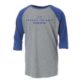 Saratoga Inspired Youth Baseball Tee - Royal