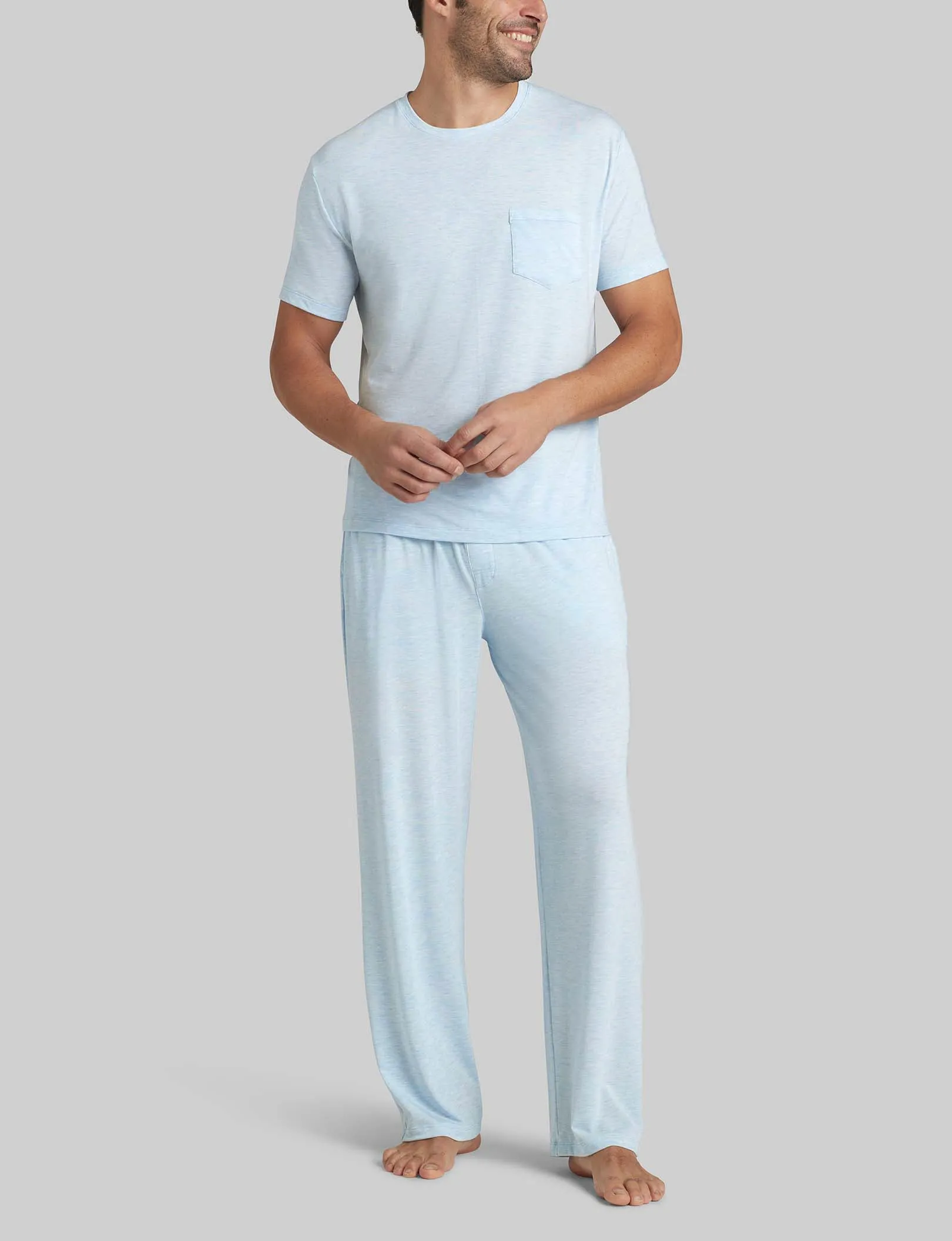 Second Skin Pajama Pocket Tee & Pant Set