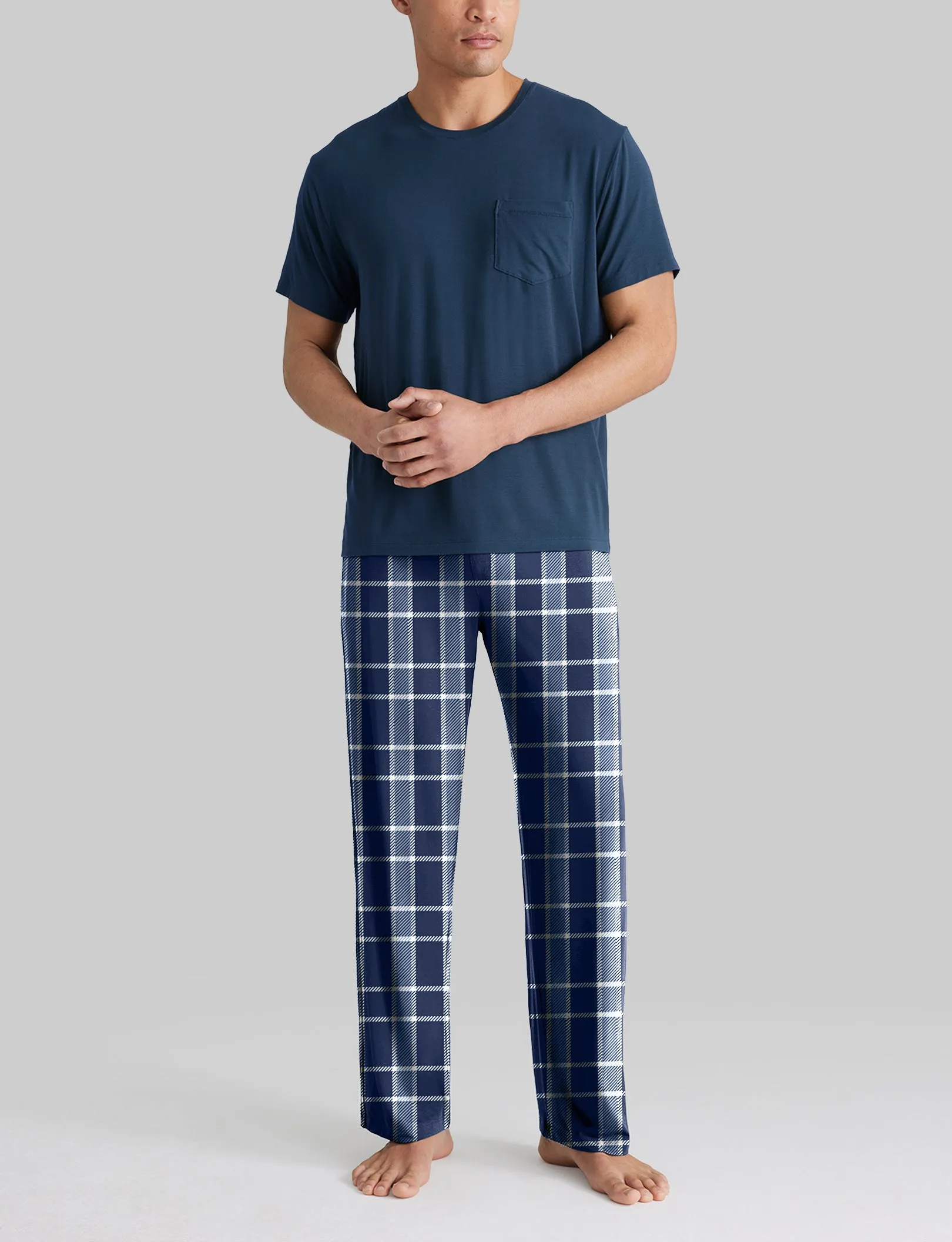 Second Skin Pajama Pocket Tee & Pant Set